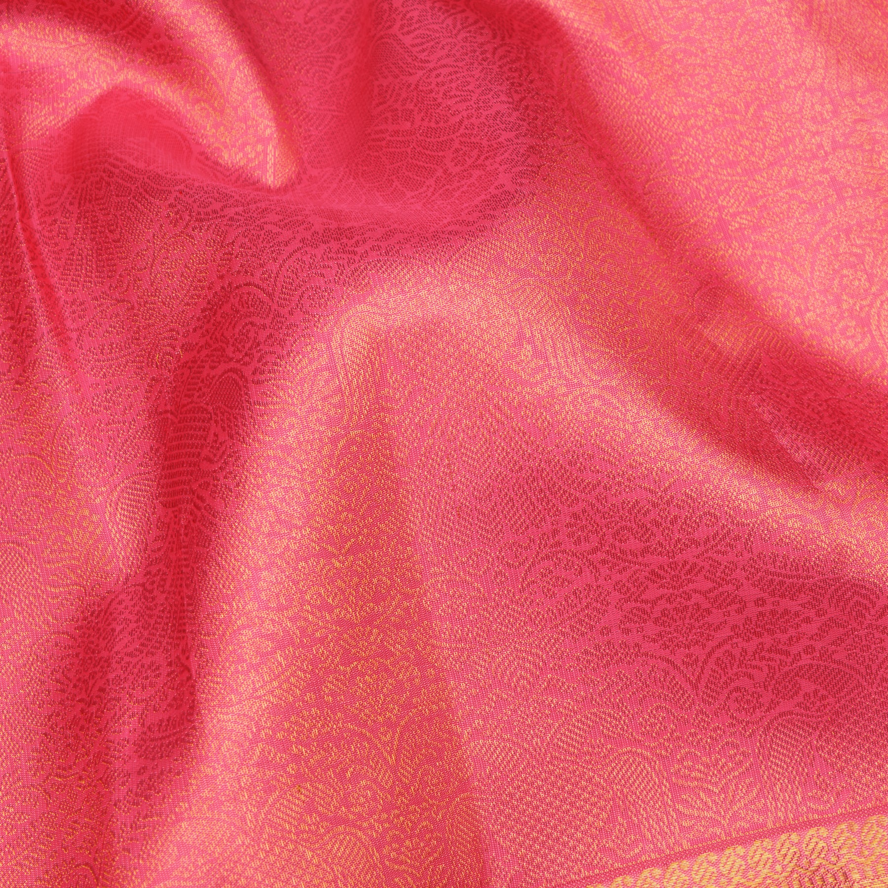 Kanakavalli Kanjivaram Silk Sari 24-110-HS001-14458 - Fabric View