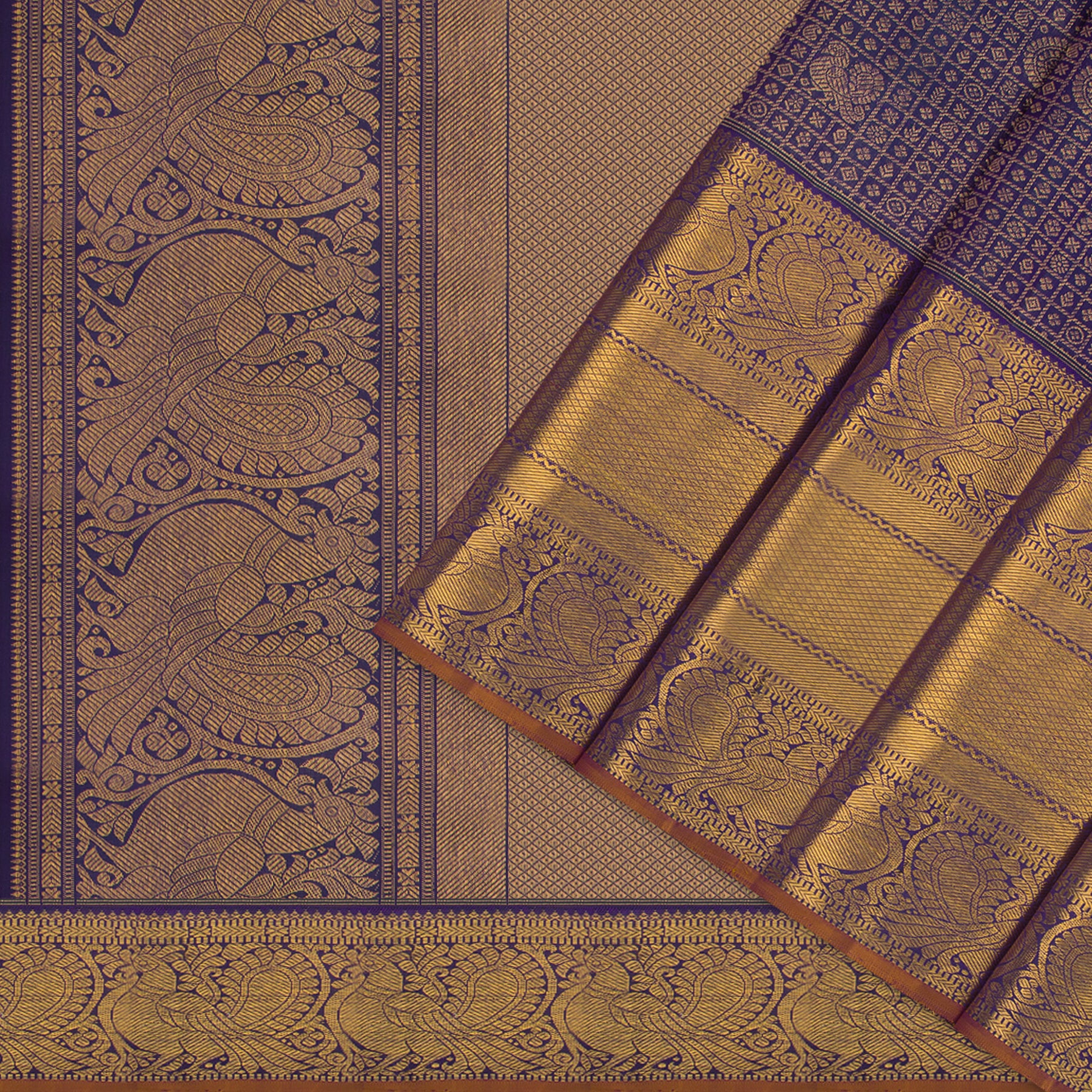 Kanakavalli Kanjivaram Silk Sari 24-110-HS001-14465 - Cover View