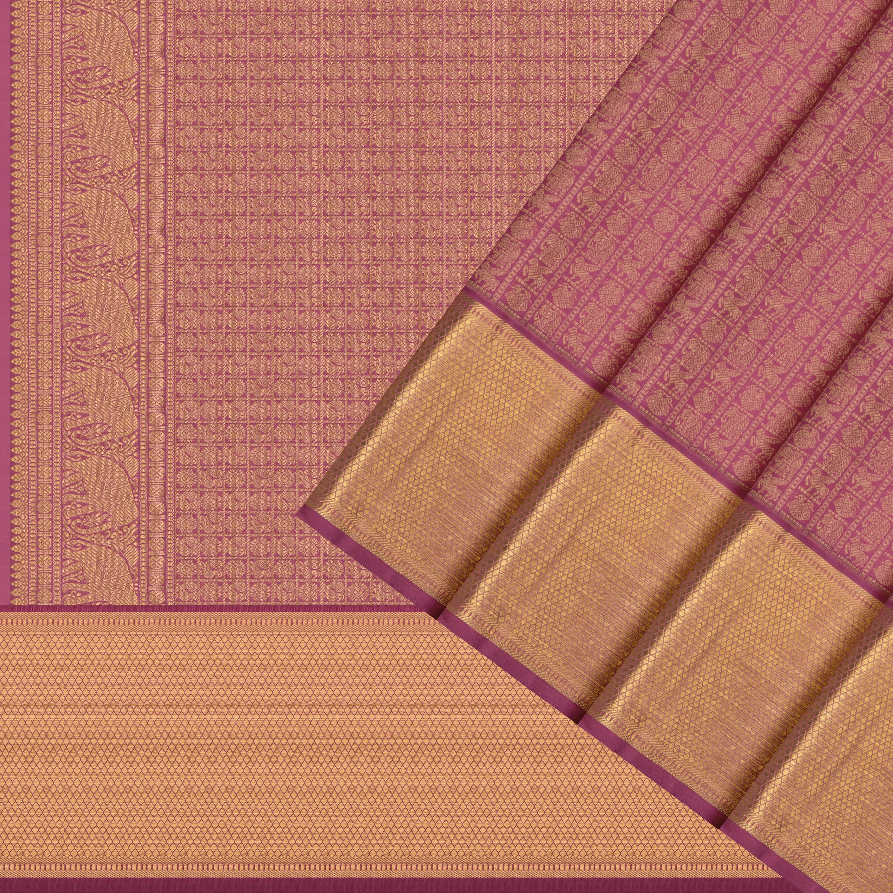 Kanakavalli Kanjivaram Silk Sari 24-110-HS001-14480 - Cover View