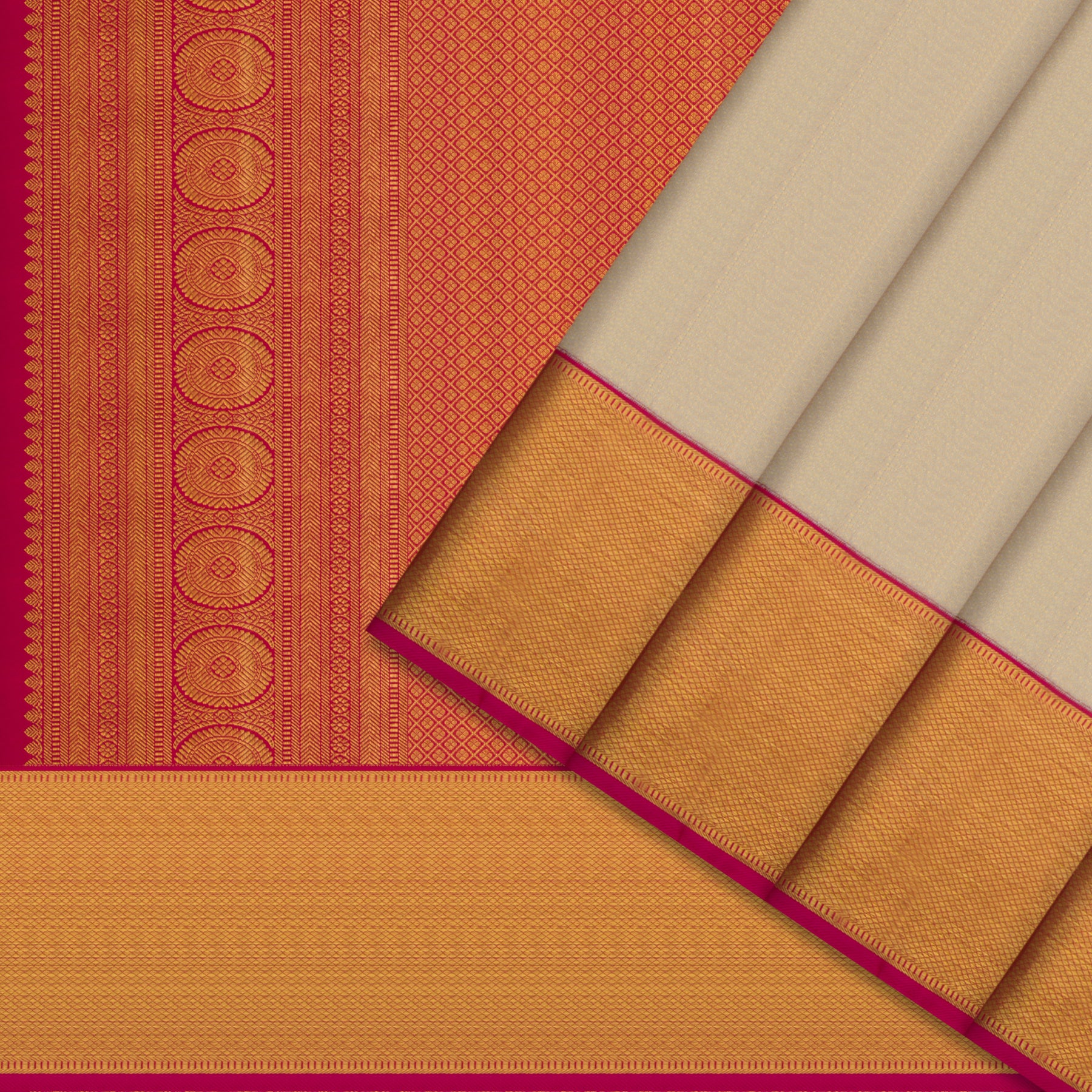 Kanakavalli Kanjivaram Silk Sari 24-110-HS001-14484 - Cover View