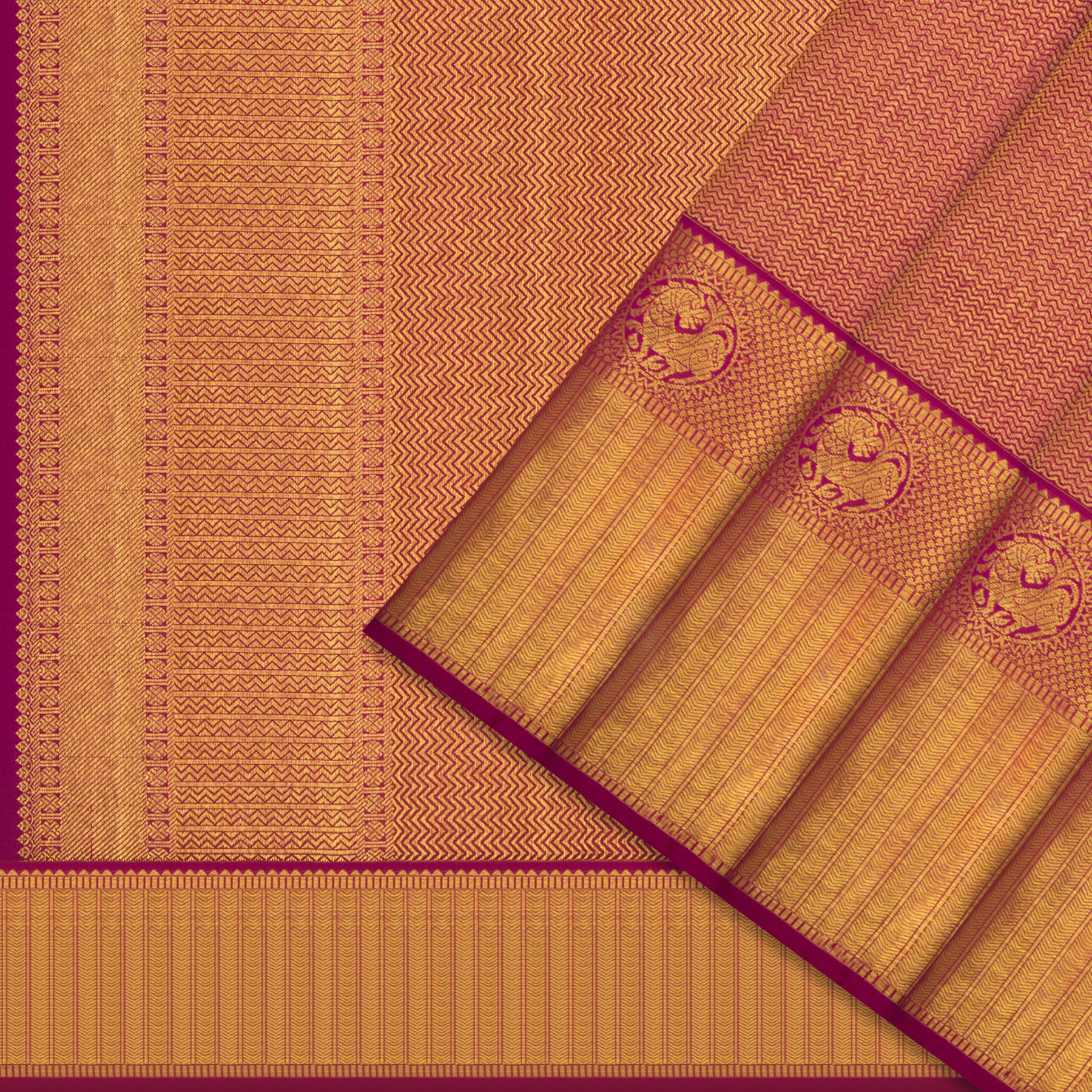Kanakavalli Kanjivaram Silk Sari 24-110-HS001-14490 - Cover View