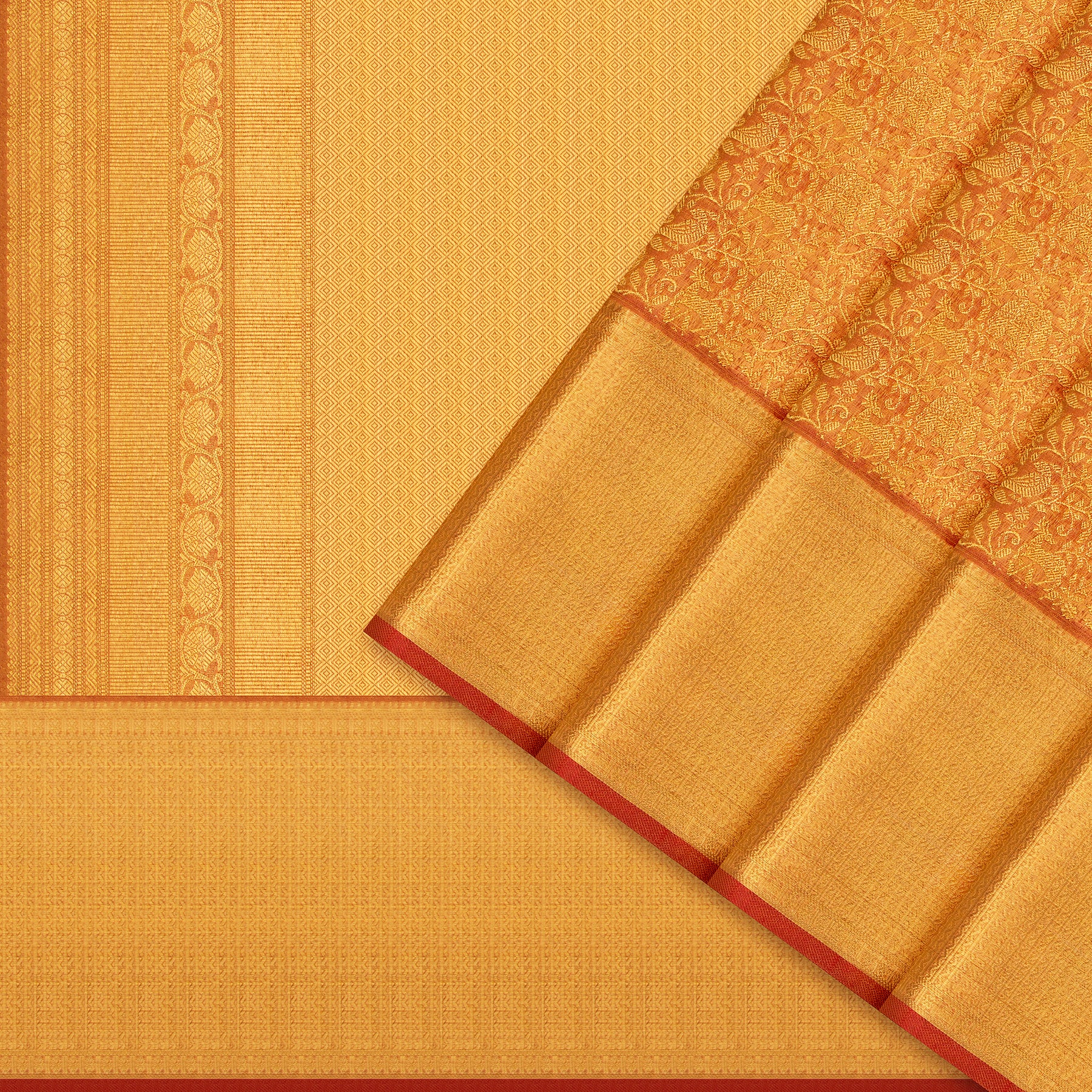 Kanakavalli Kanjivaram Silk Sari 24-110-HS001-14495 - Cover View