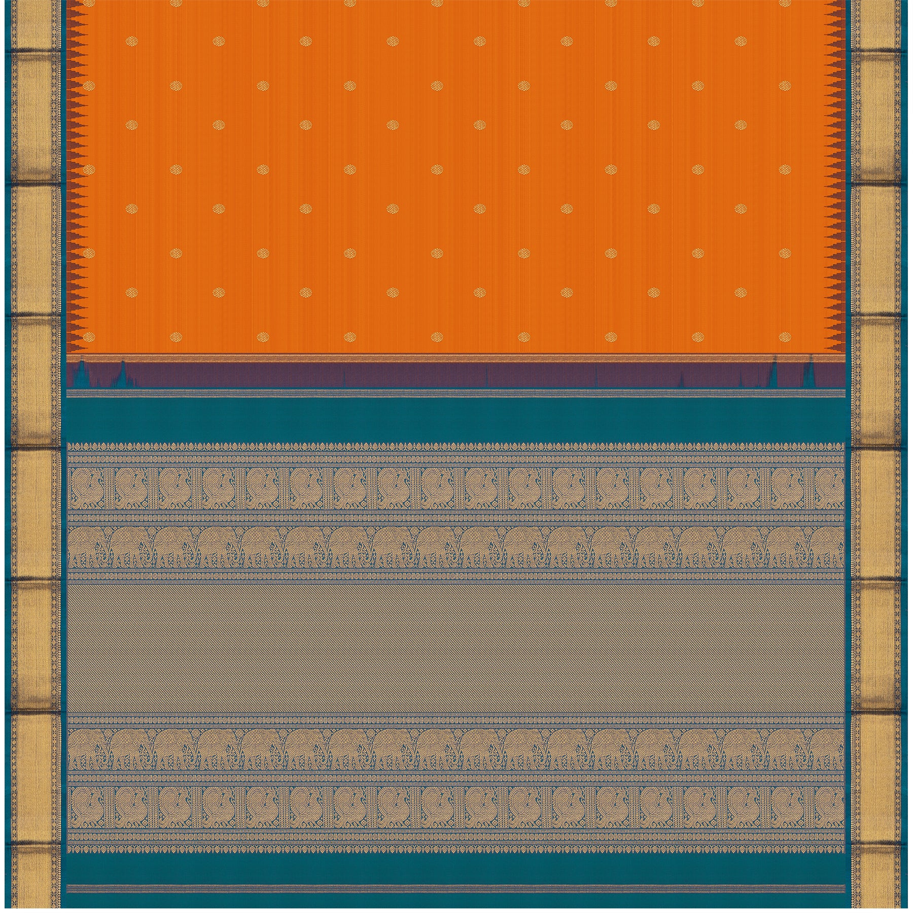 Kanakavalli Kanjivaram Silk Sari 24-110-HS001-14532 - Full View