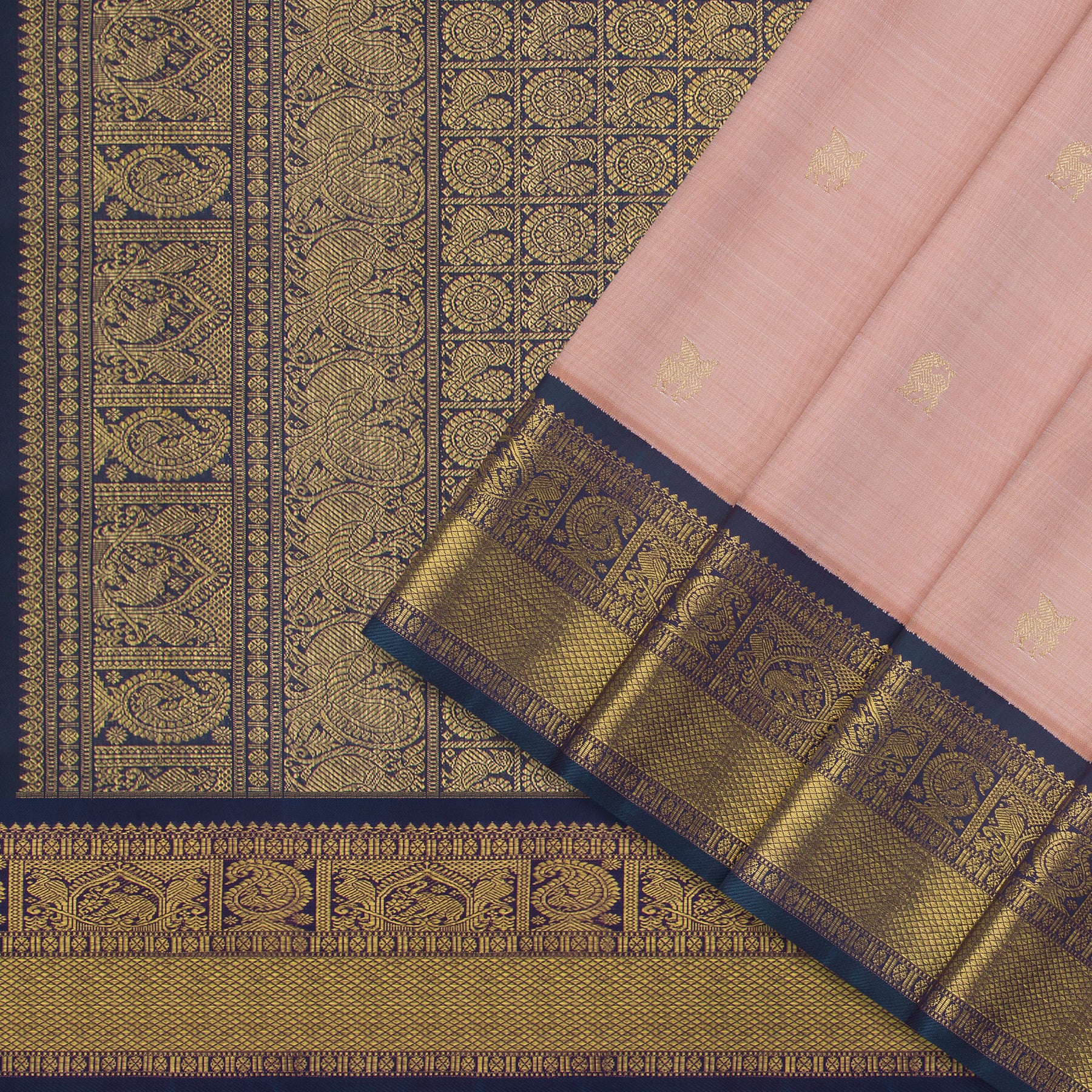 Kanakavalli Kanjivaram Silk Sari 24-110-HS001-14540 - Cover View
