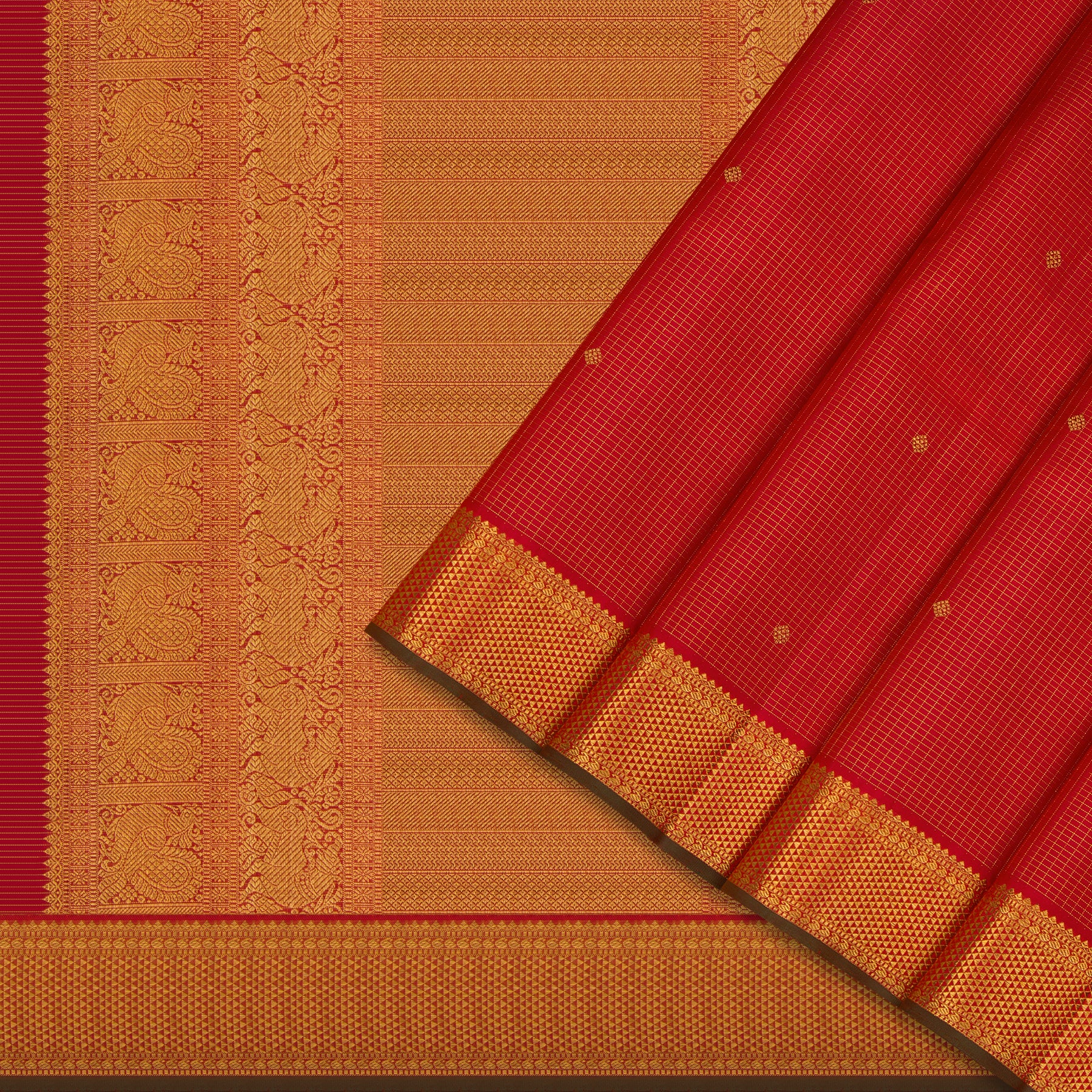 Kanakavalli Kanjivaram Silk Sari 24-110-HS001-14574 - Cover View
