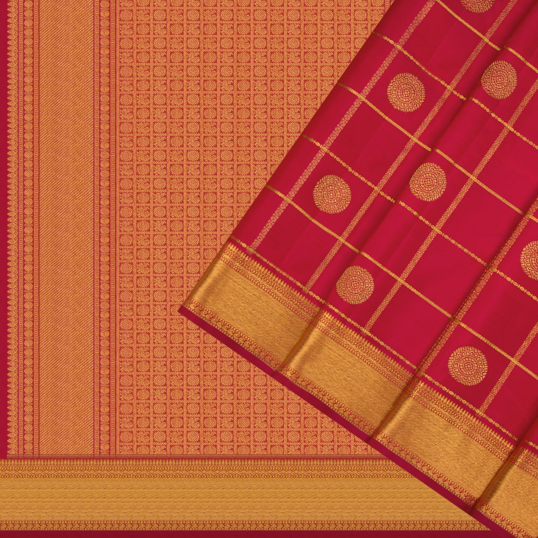 Kanakavalli Kanjivaram Silk Sari 24-110-HS001-14578 - Cover View