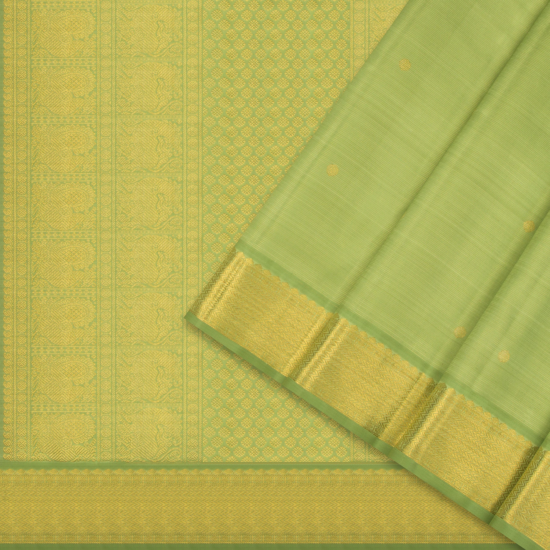 Kanakavalli Kanjivaram Silk Sari 24-110-HS001-14585 - Cover View