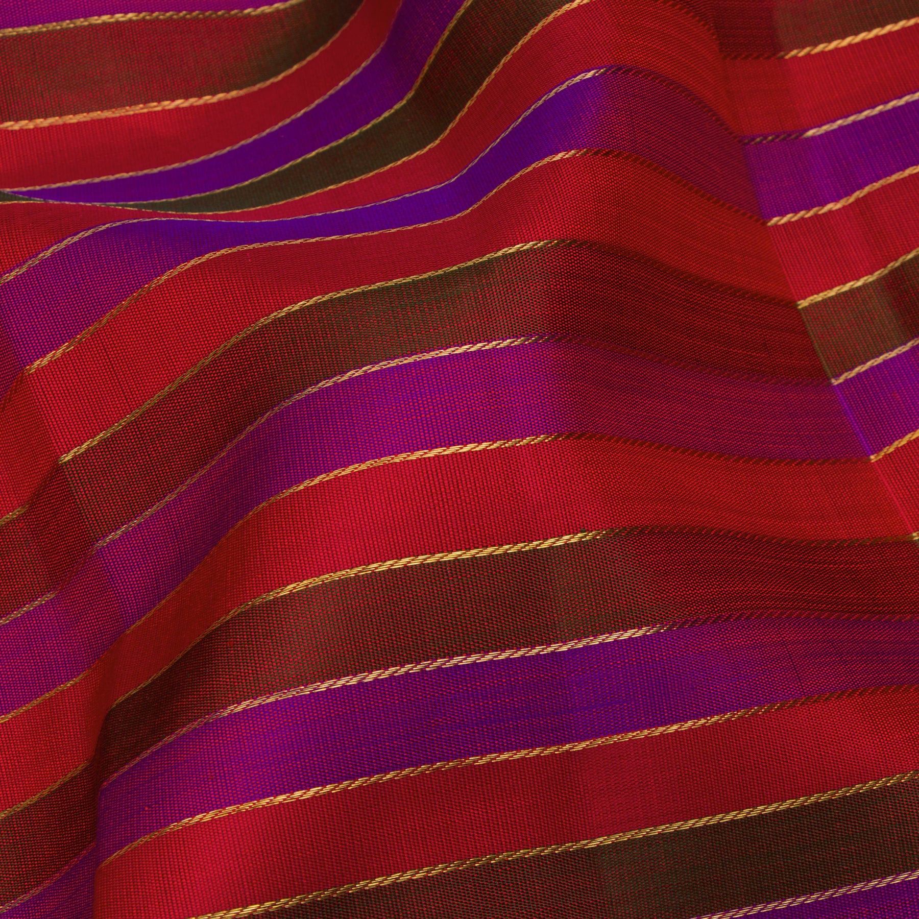 Kanakavalli Kanjivaram Silk Sari 24-110-HS001-14592 - Fabric View