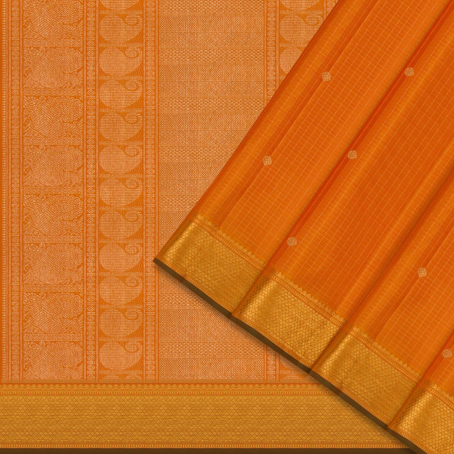 Kanakavalli Kanjivaram Silk Sari 24-110-HS001-14594 - Cover View
