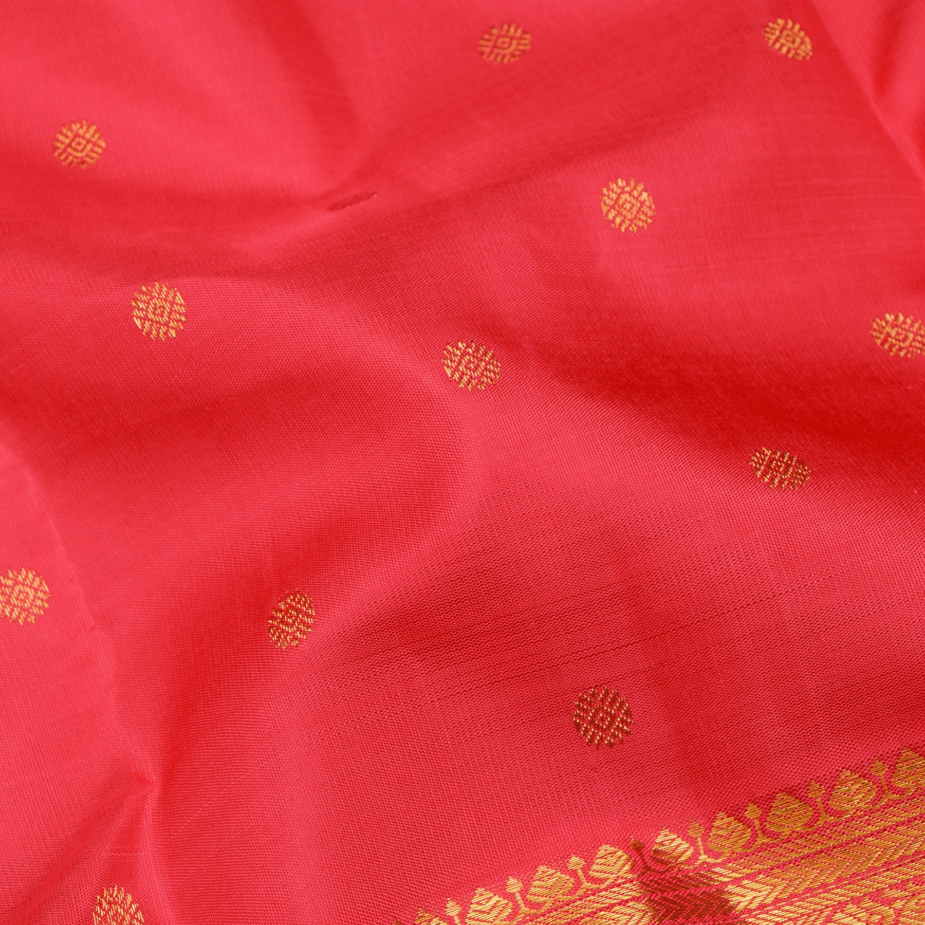Kanakavalli Kanjivaram Silk Sari 24-110-HS001-14624 - Fabric View