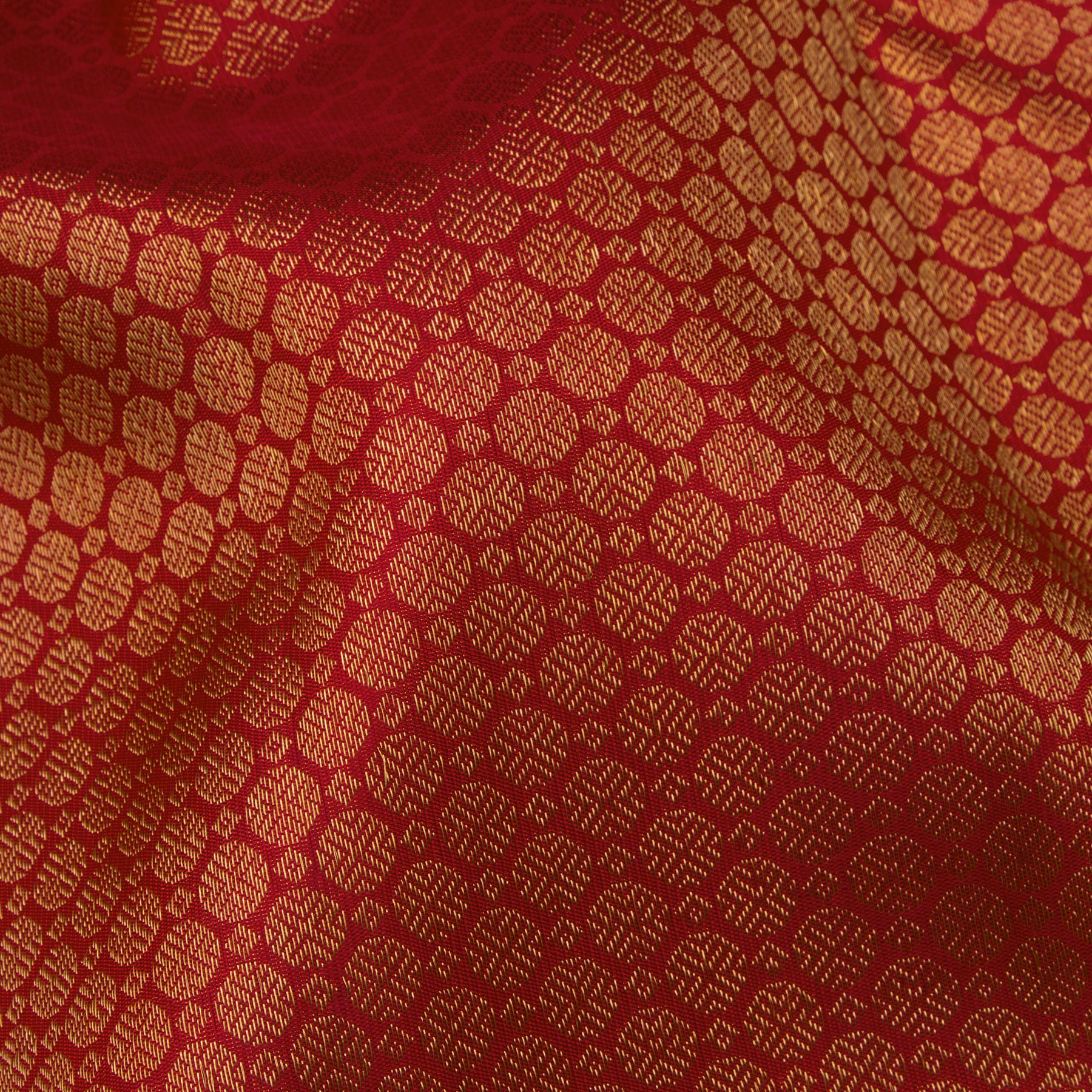 Kanakavalli Kanjivaram Silk Sari 24-110-HS001-14627 - Fabric View