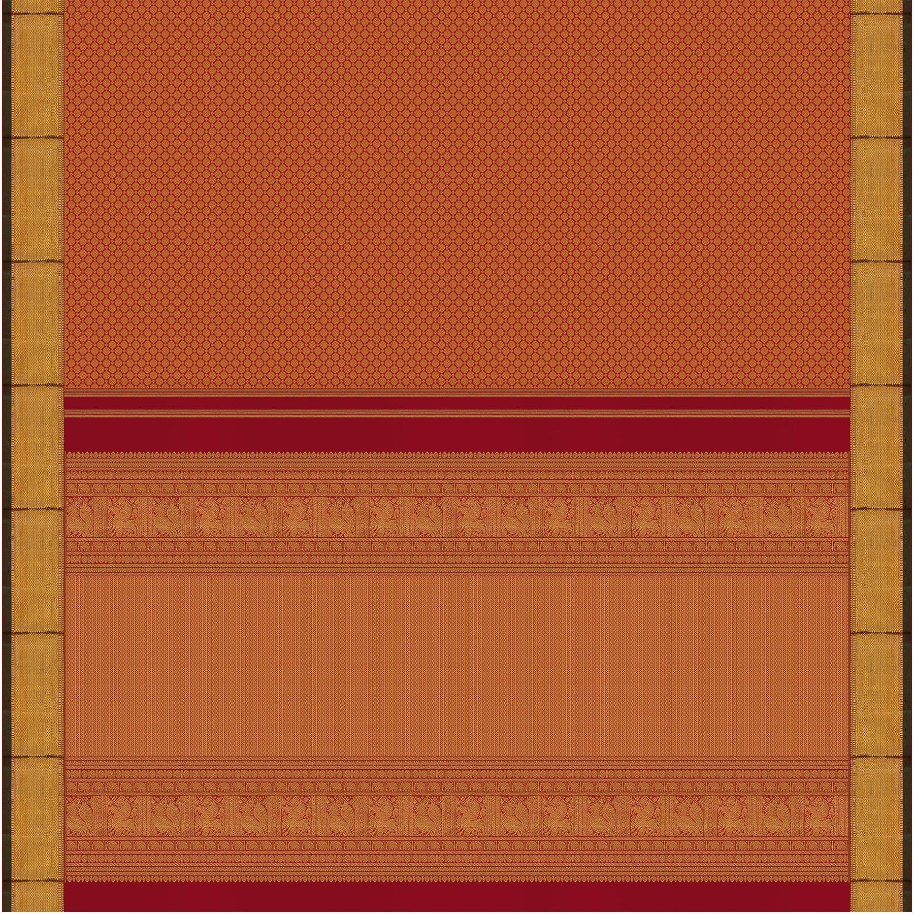Kanakavalli Kanjivaram Silk Sari 24-110-HS001-14627 - Full View