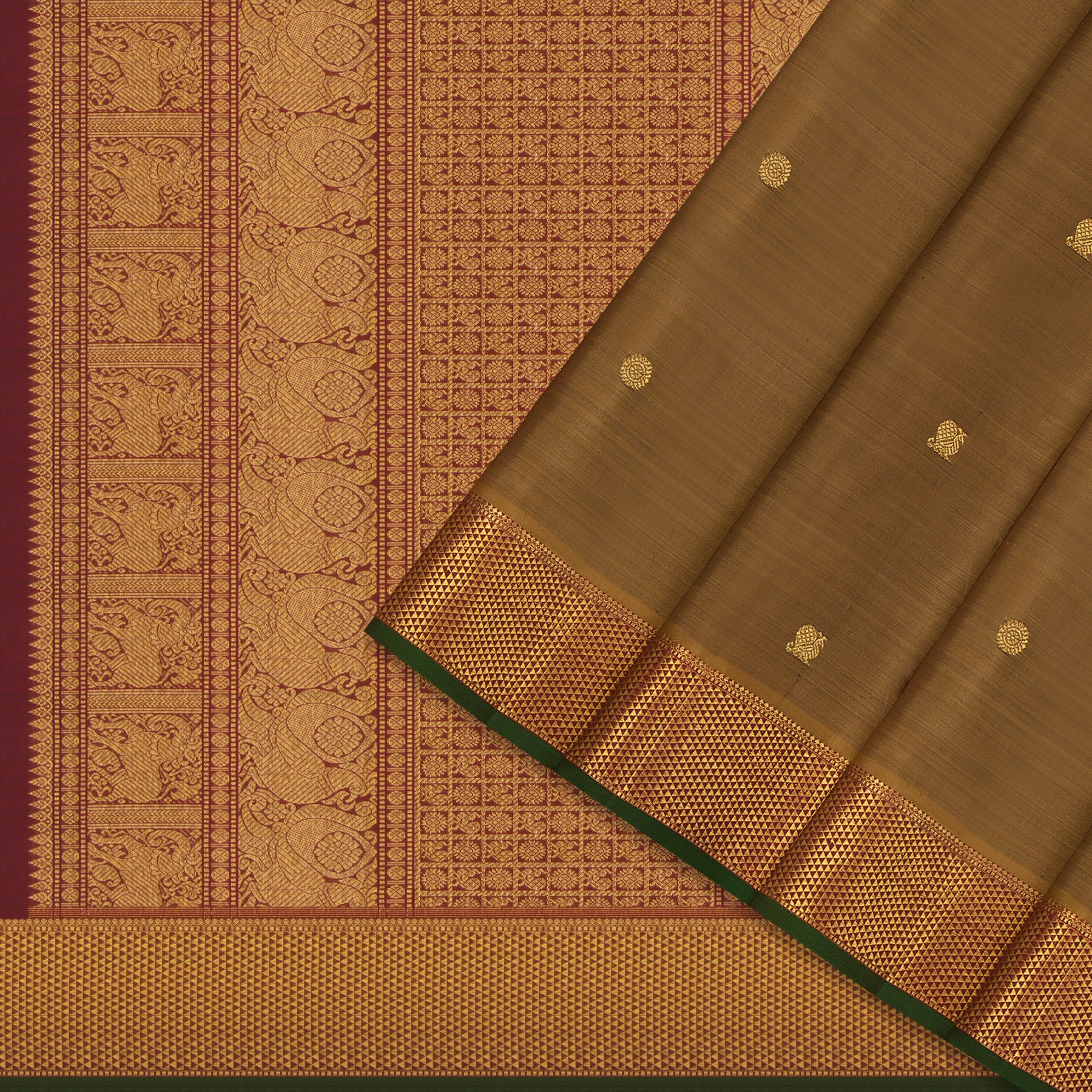 Kanakavalli Kanjivaram Silk Sari 24-110-HS001-14635 - Cover View