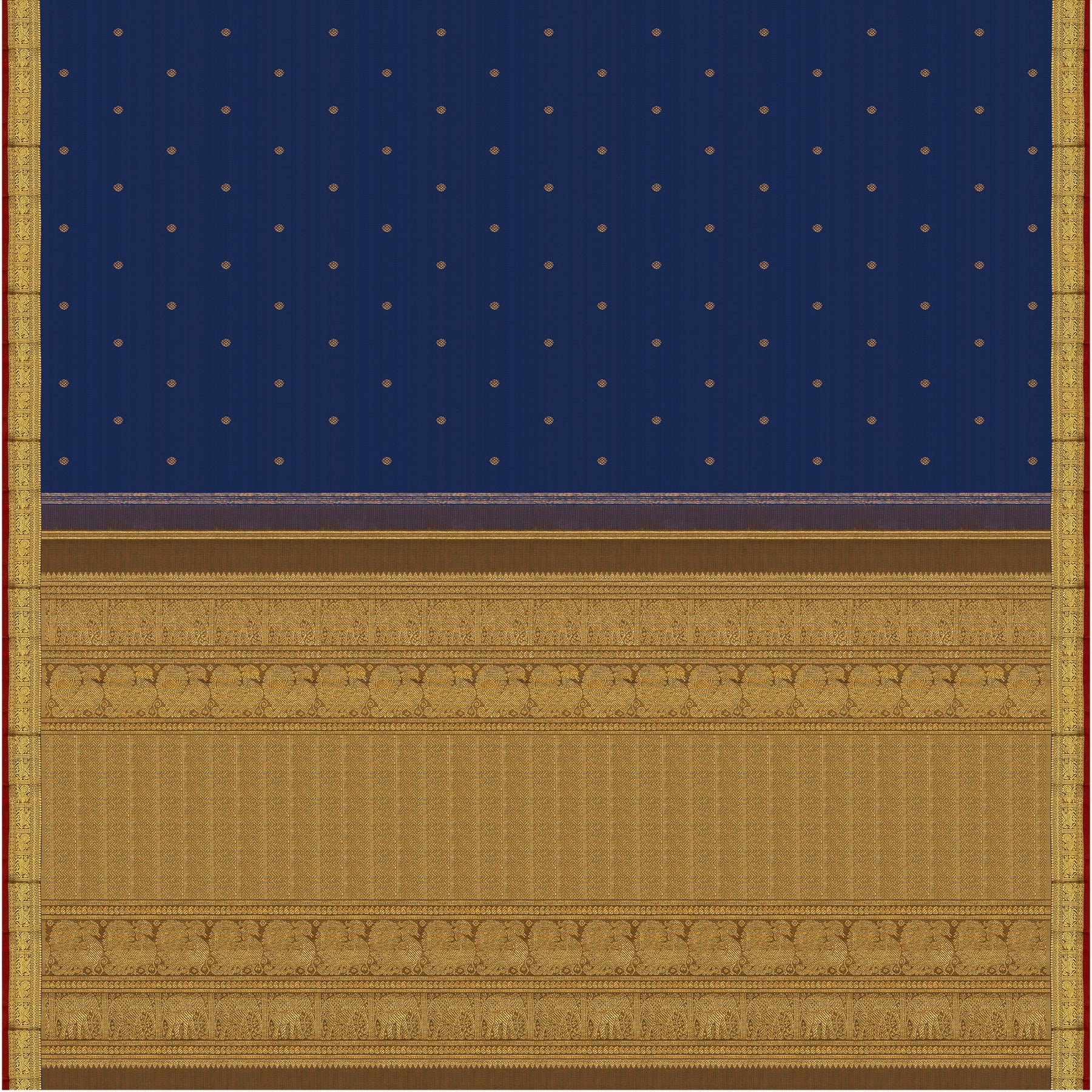 Kanakavalli Kanjivaram Silk Sari 24-110-HS001-14643 - Full View