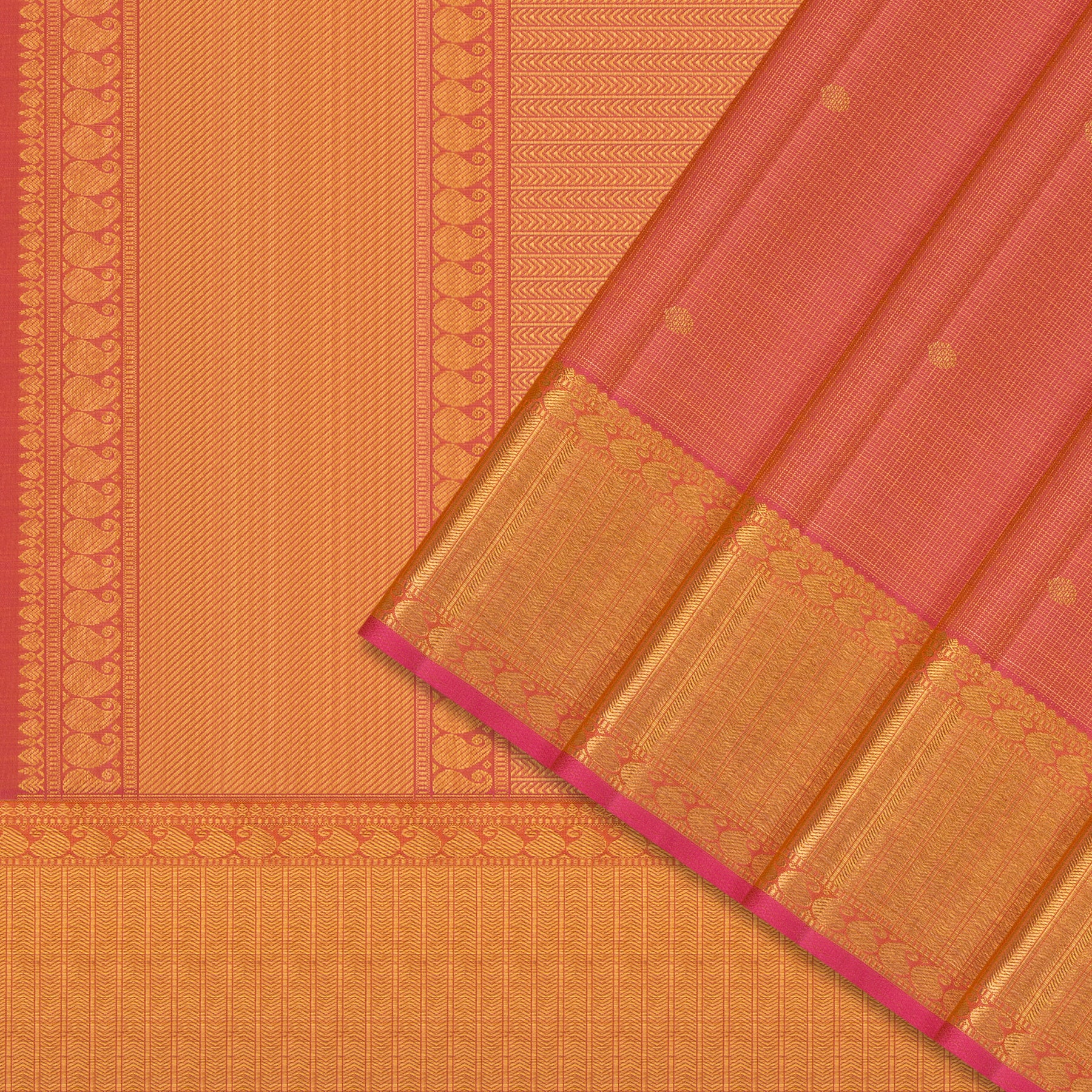 Kanakavalli Kanjivaram Silk Sari 24-110-HS001-14677 - Cover View