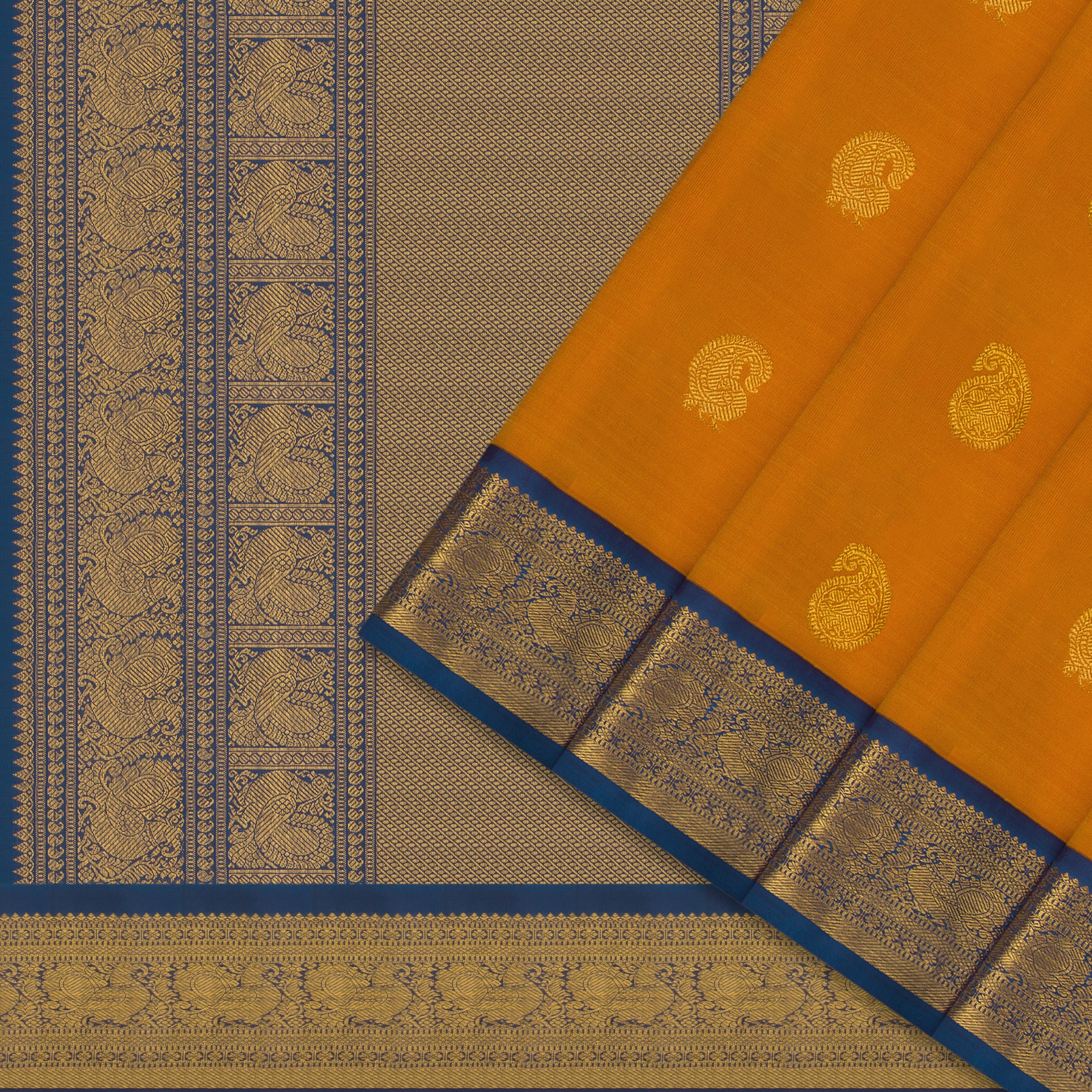Kanakavalli Kanjivaram Silk Sari 24-110-HS001-14678 - Cover View