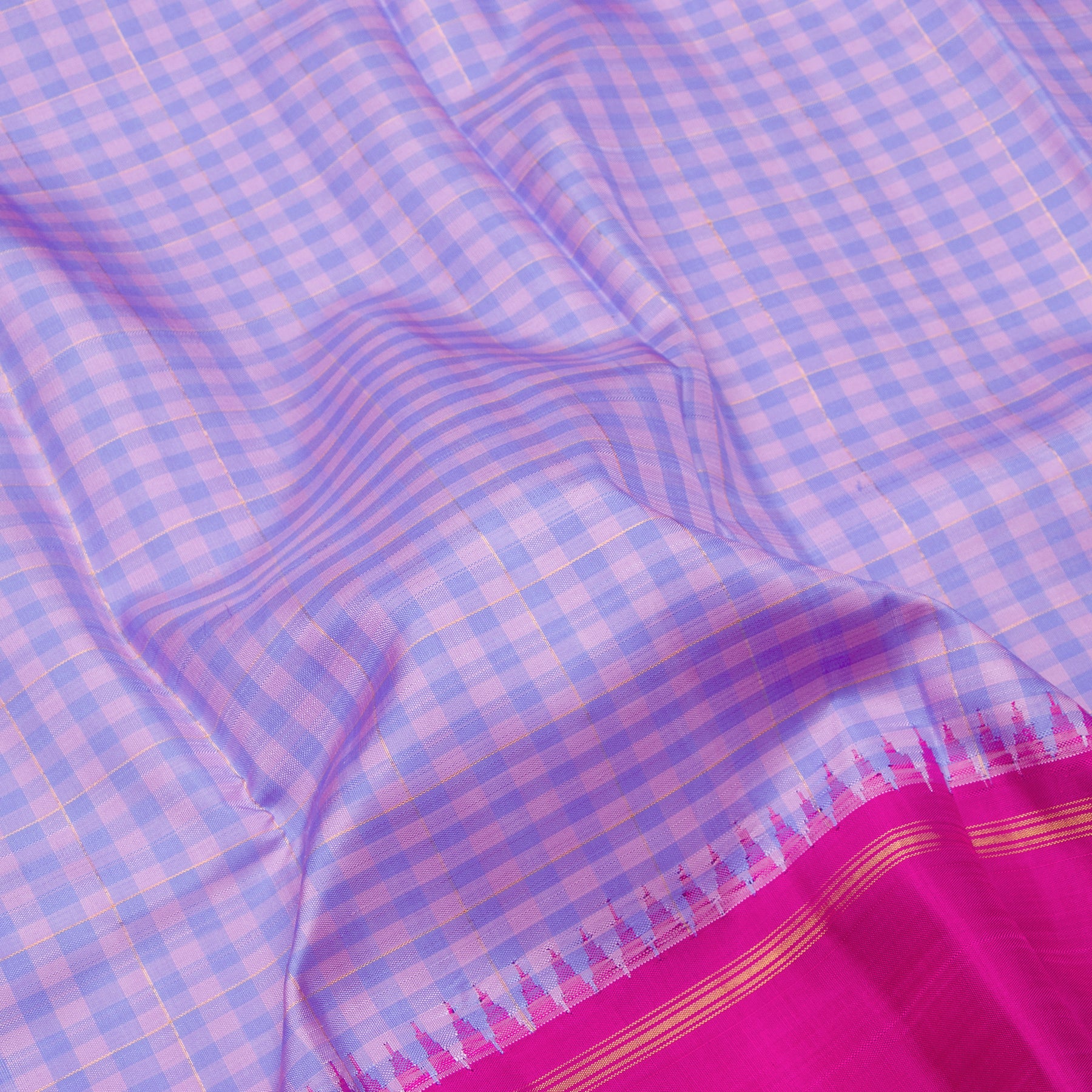 Kanakavalli Kanjivaram Silk Sari 24-520-HS001-01464 - Fabric View