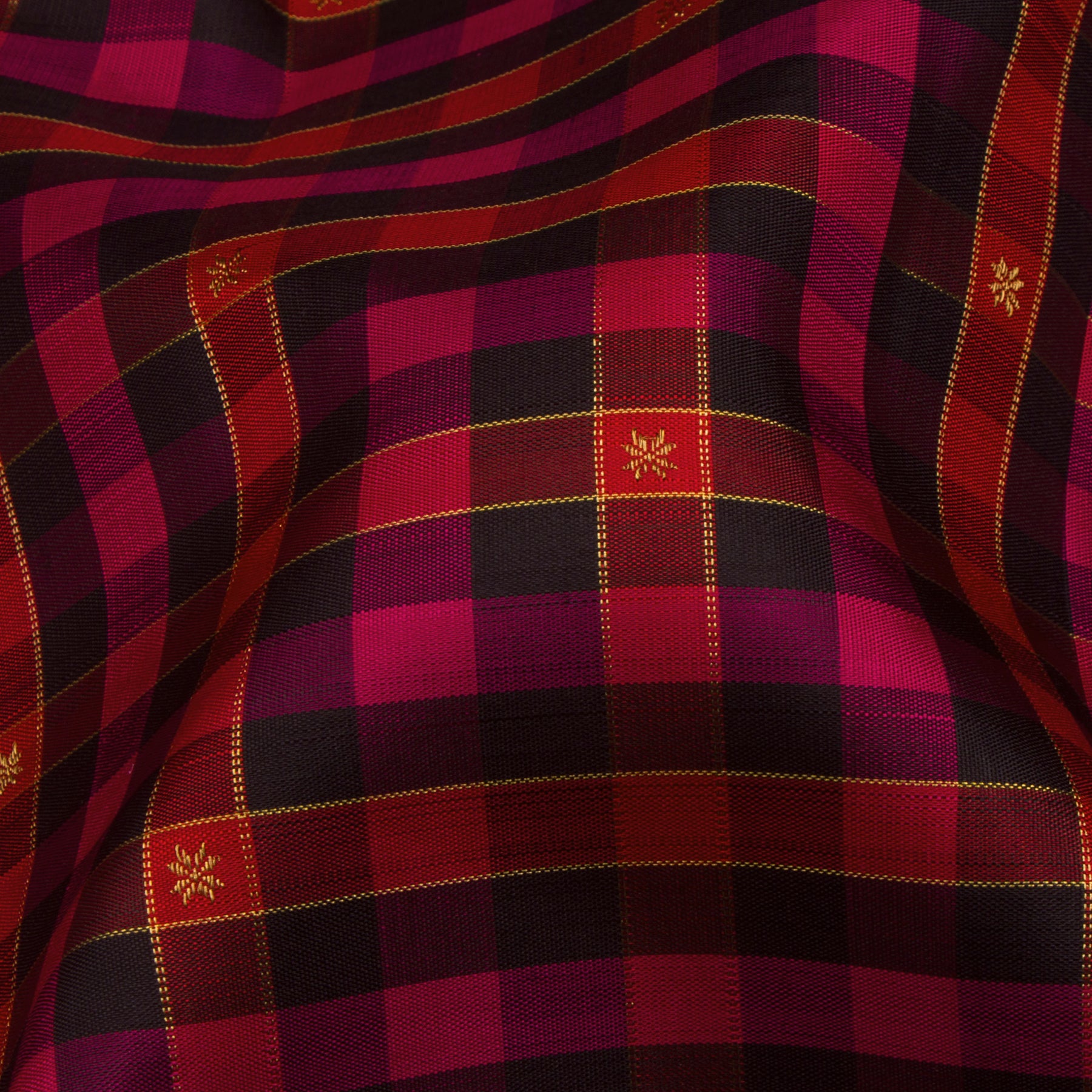 Kanakavalli Kattam - Vari Silk Blouse Length 24-595-HB001-09392 - Fabric View