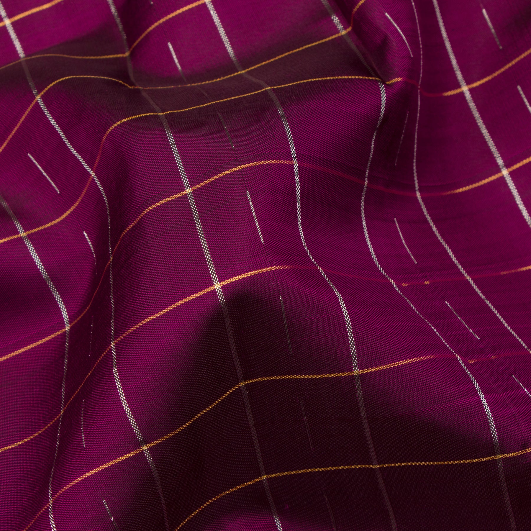 Kanakavalli Kattam - Vari Silk Blouse Length 24-595-HB001-09418 - Fabric View