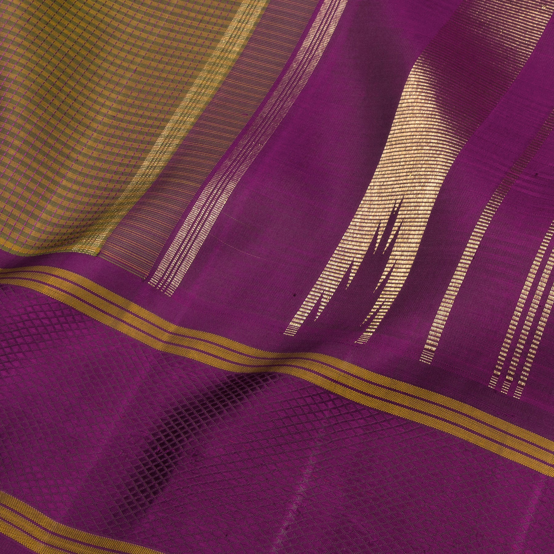 Kanakavalli Kanjivaram Silk Dupatta 24-595-HD001-10642 - Fabric View