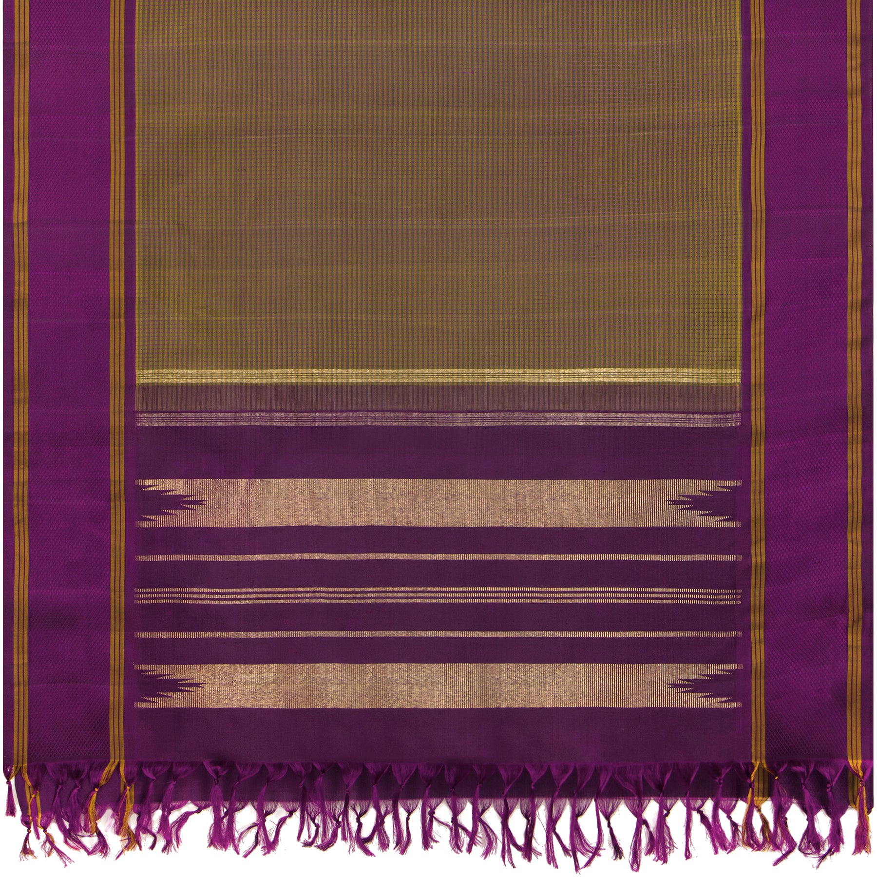 Kanakavalli Kanjivaram Silk Dupatta 24-595-HD001-10642 - Full View