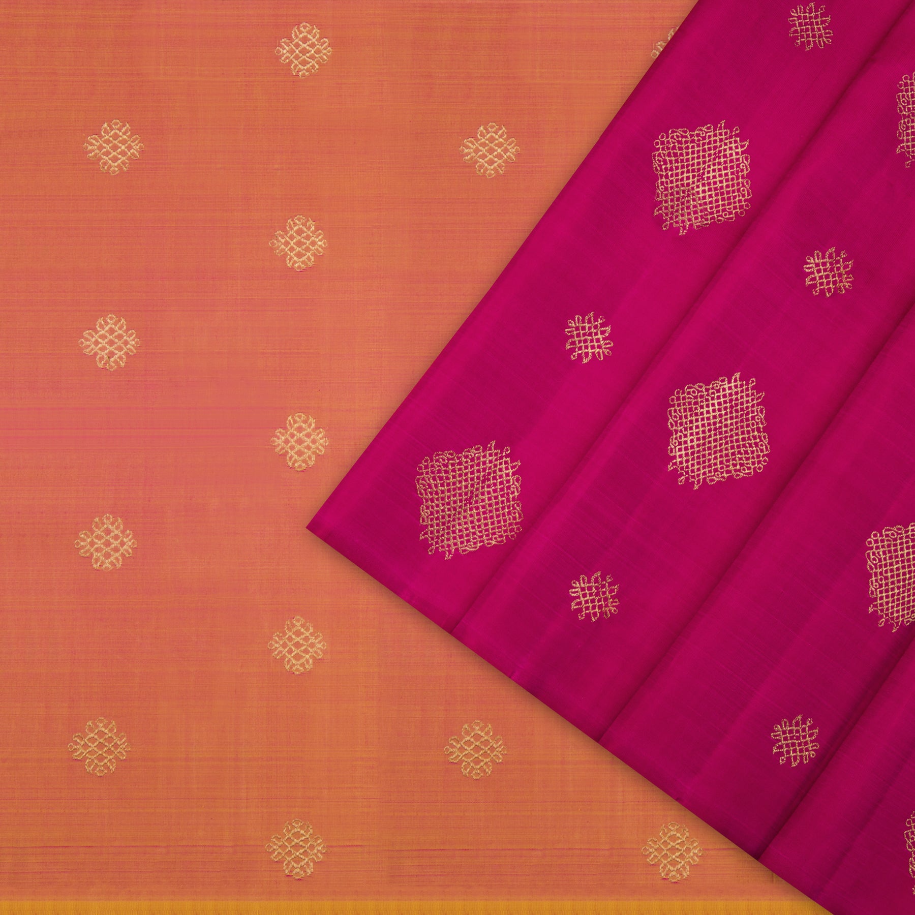 Kanakavalli Kanjivaram Silk Sari 24-595-HS001-00030 - Cover View