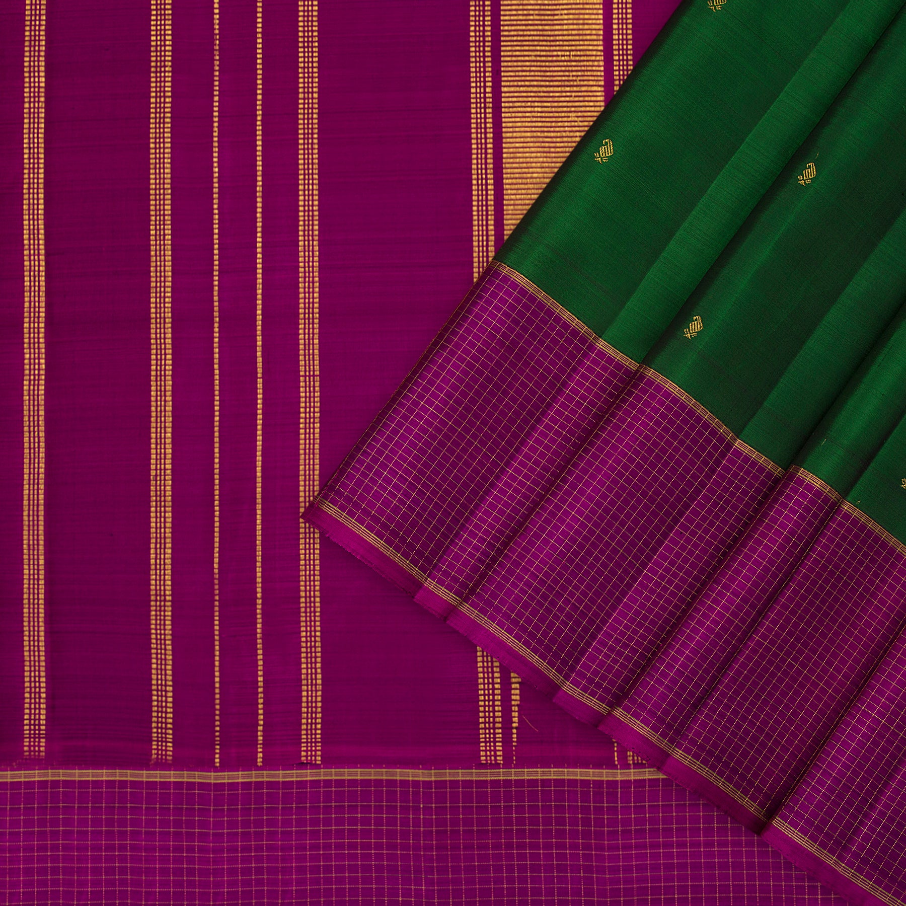 Kanakavalli Kanjivaram Silk Sari 24-595-HS001-00054 - Cover View