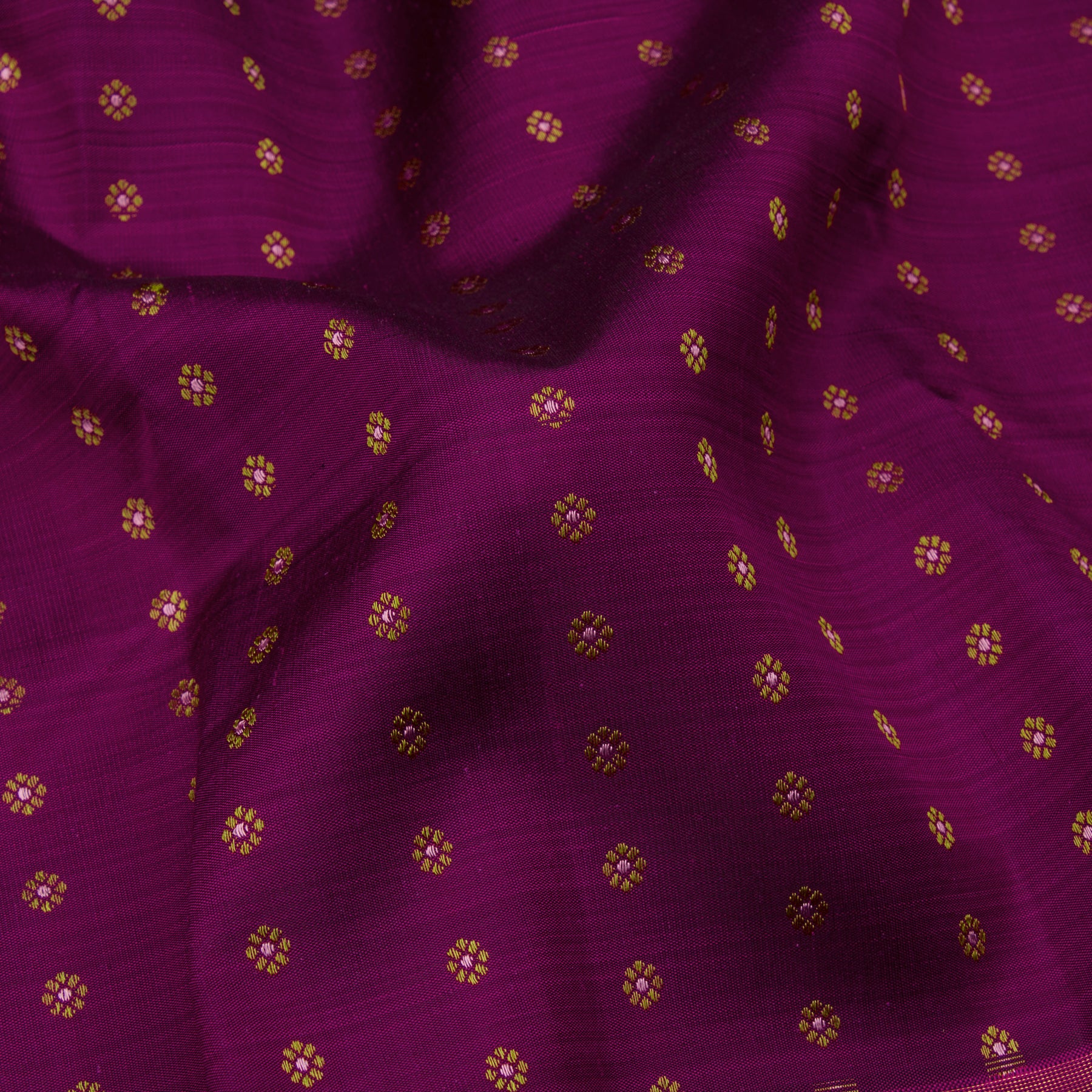Kanakavalli Kanjivaram Silk Sari 24-595-HS001-00096 - Fabric View