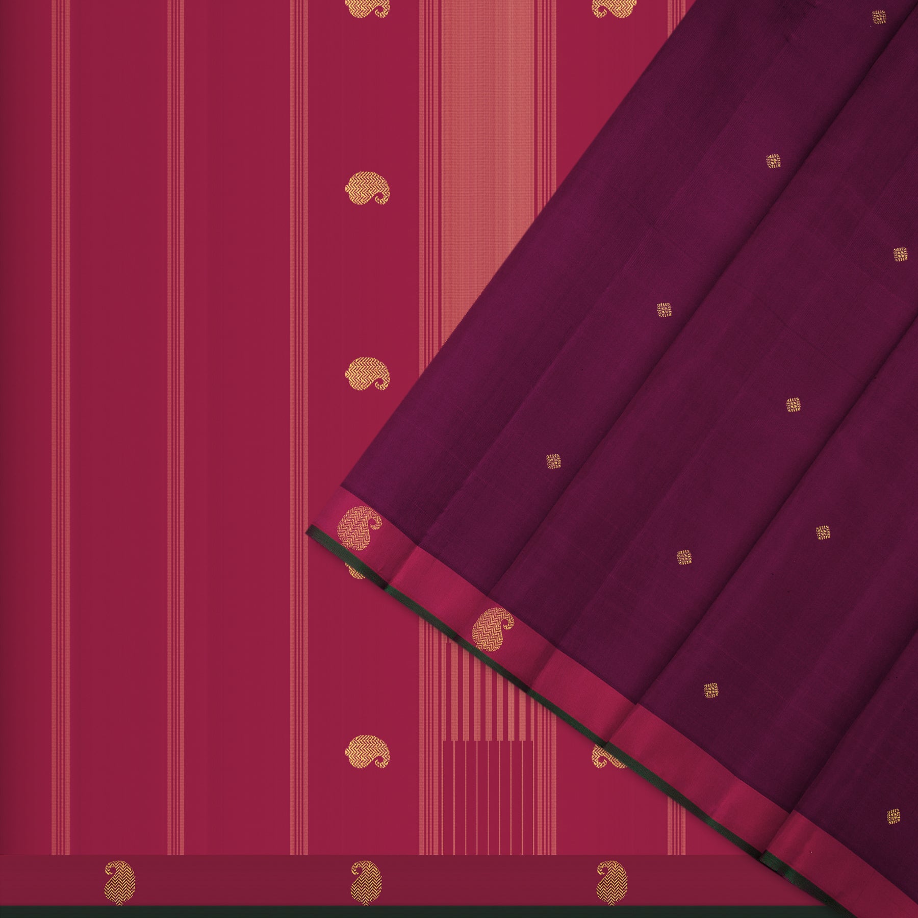 Kanakavalli Kanjivaram Silk Sari 24-595-HS001-00852 - Cover View