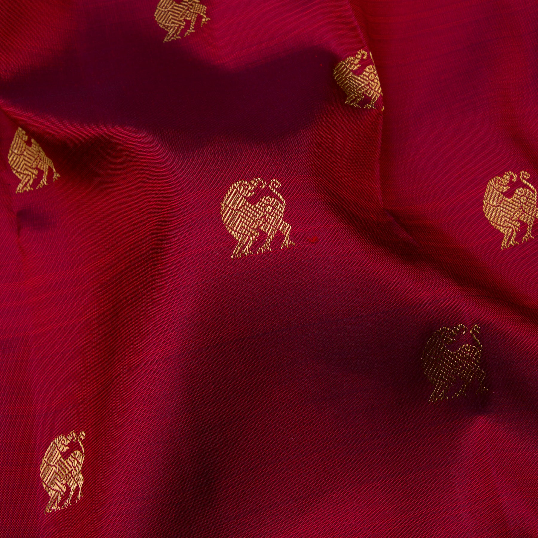 Kanakavalli Kanjivaram Silk Sari 24-595-HS001-00891 - Fabric View