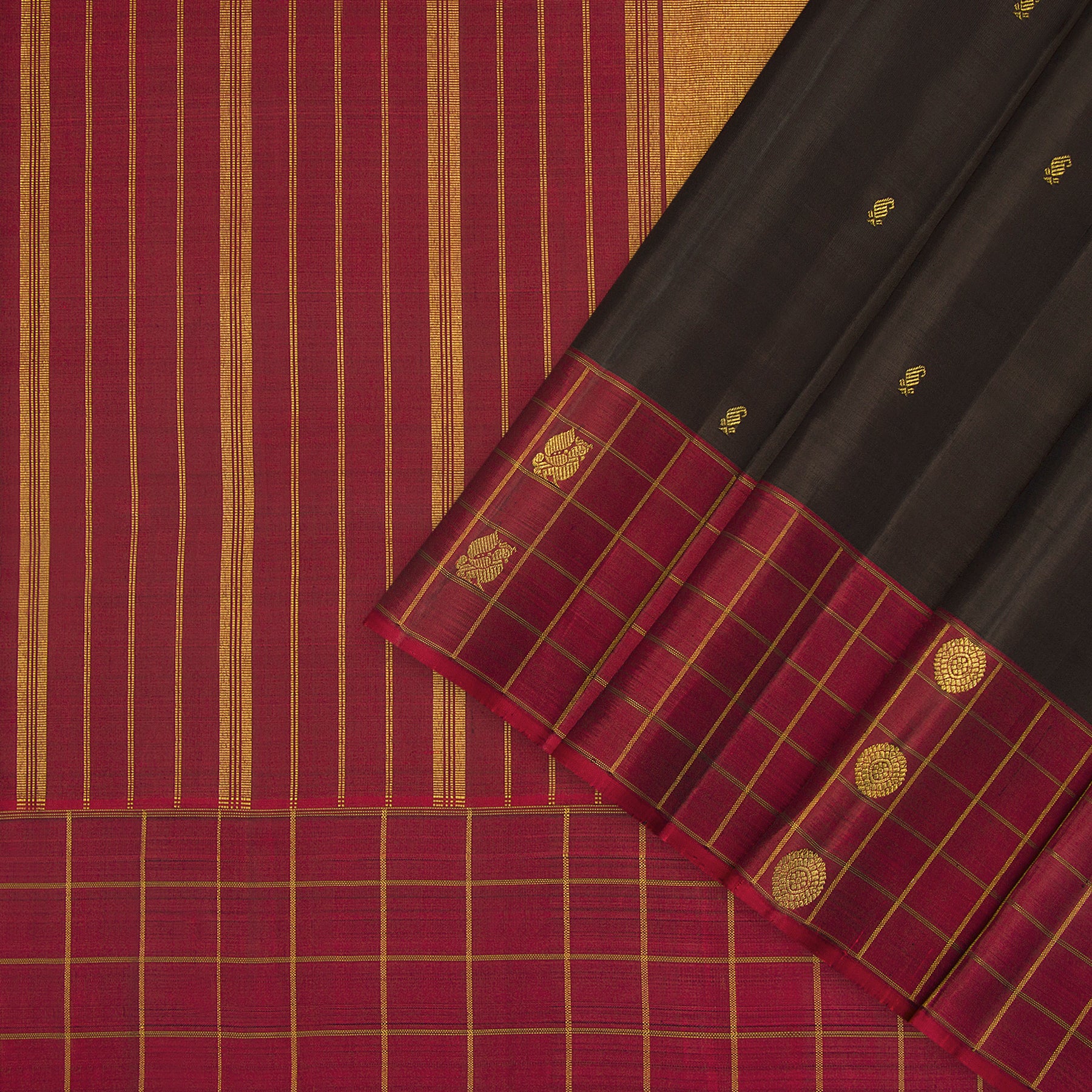 Kanakavalli Kanjivaram Silk Sari 24-595-HS001-00909 - Cover View