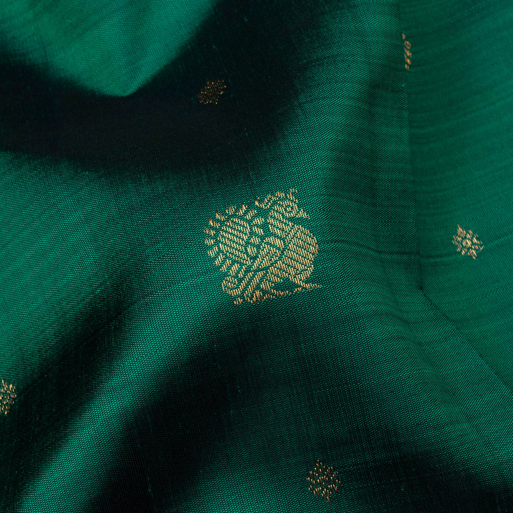 Kanakavalli Kanjivaram Silk Sari 24-595-HS001-01204 - Fabric View