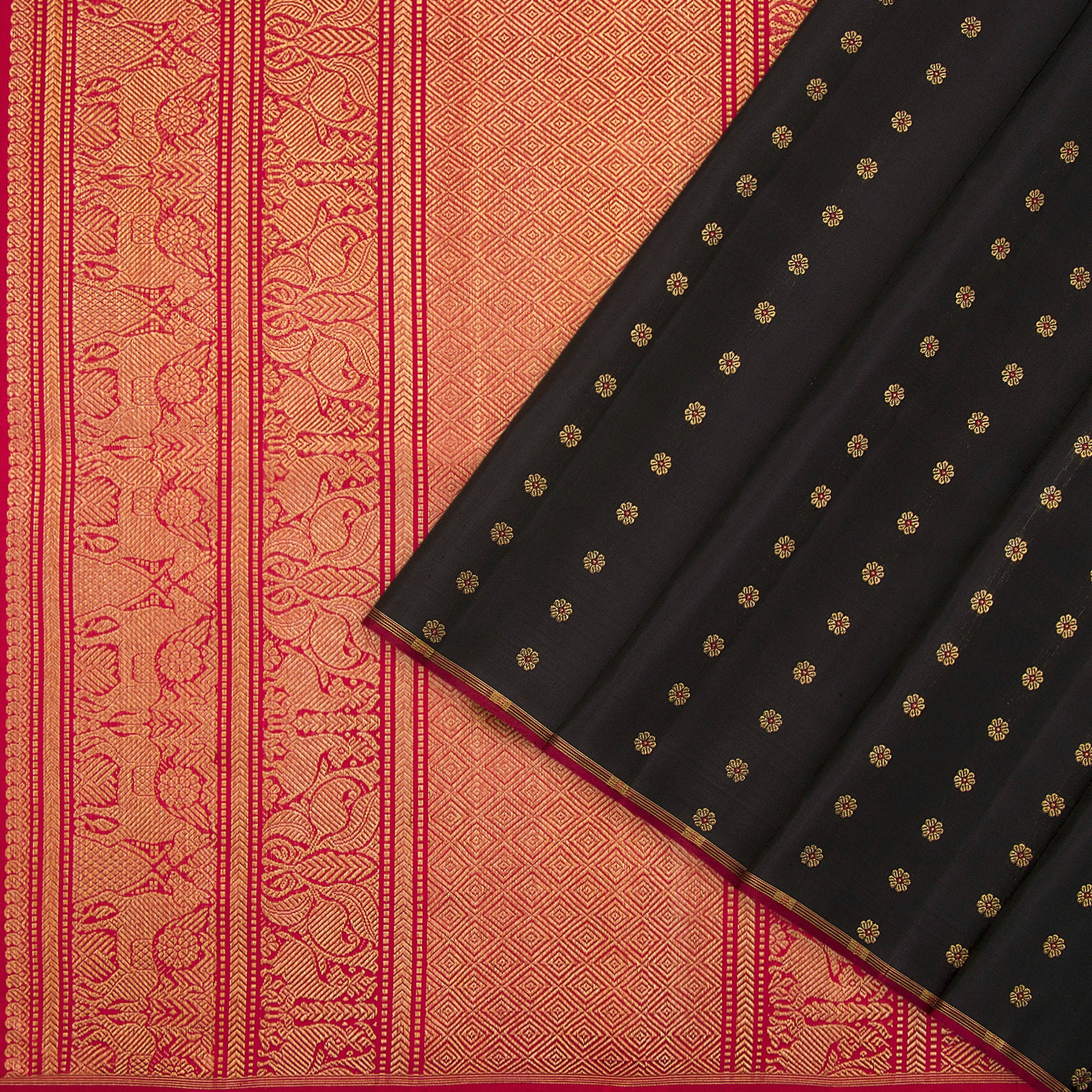 Kanakavalli Kanjivaram Silk Sari 24-595-HS001-01209 - Cover View