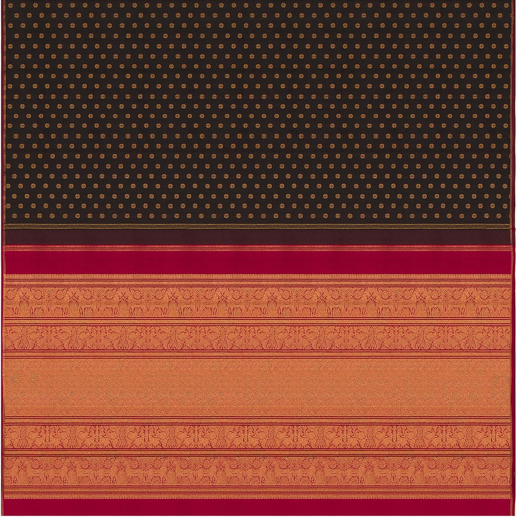 Kanakavalli Kanjivaram Silk Sari 24-595-HS001-01209 - Full View