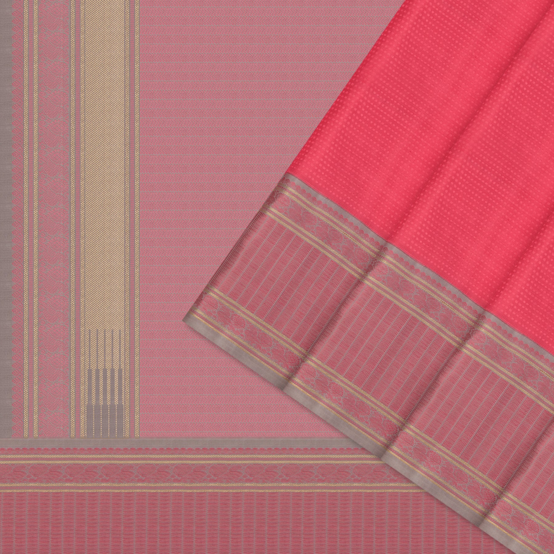 Kanakavalli Kanjivaram Silk Sari 24-595-HS001-01223 - Cover View