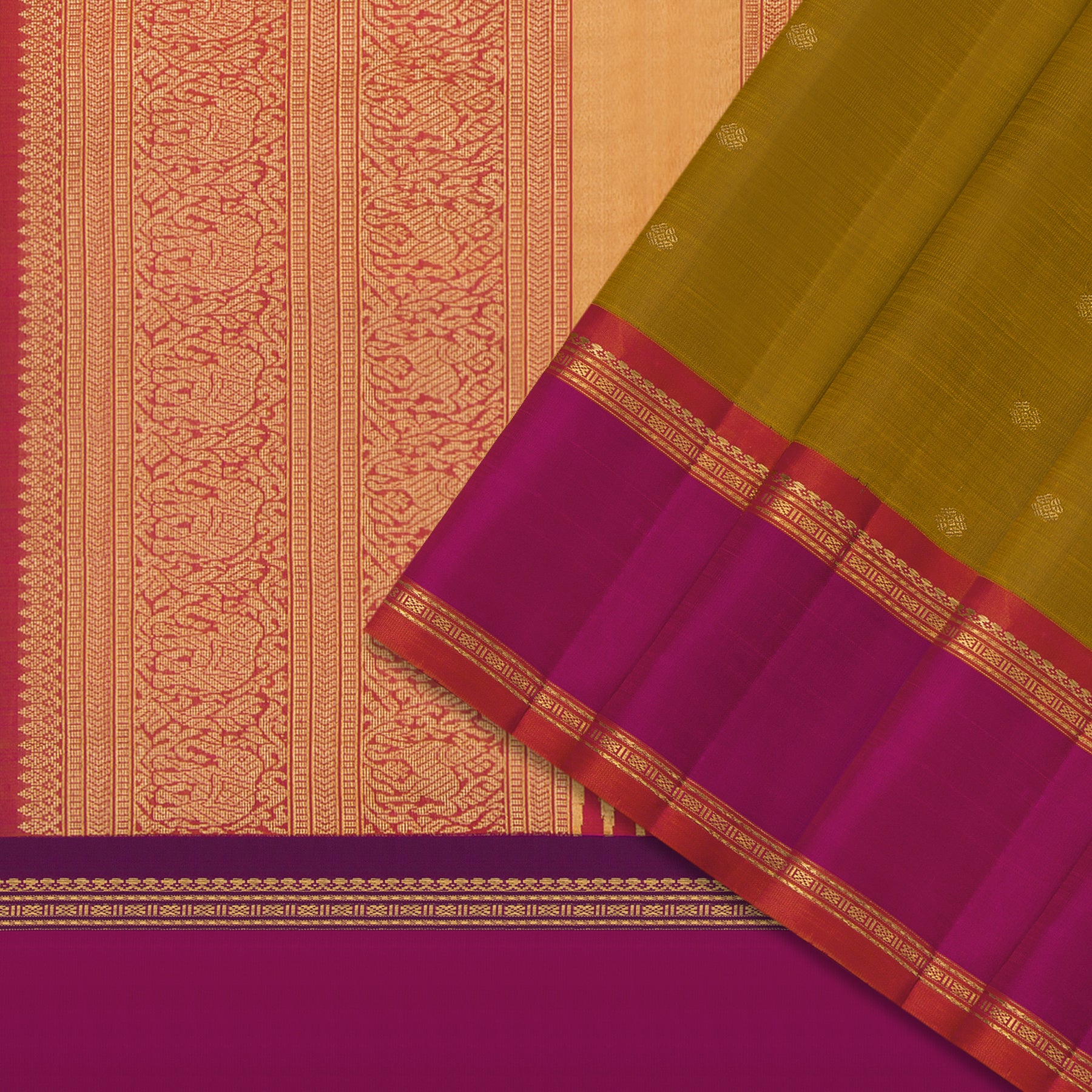 Kanakavalli Kanjivaram Silk Sari 24-595-HS001-01227 - Cover View