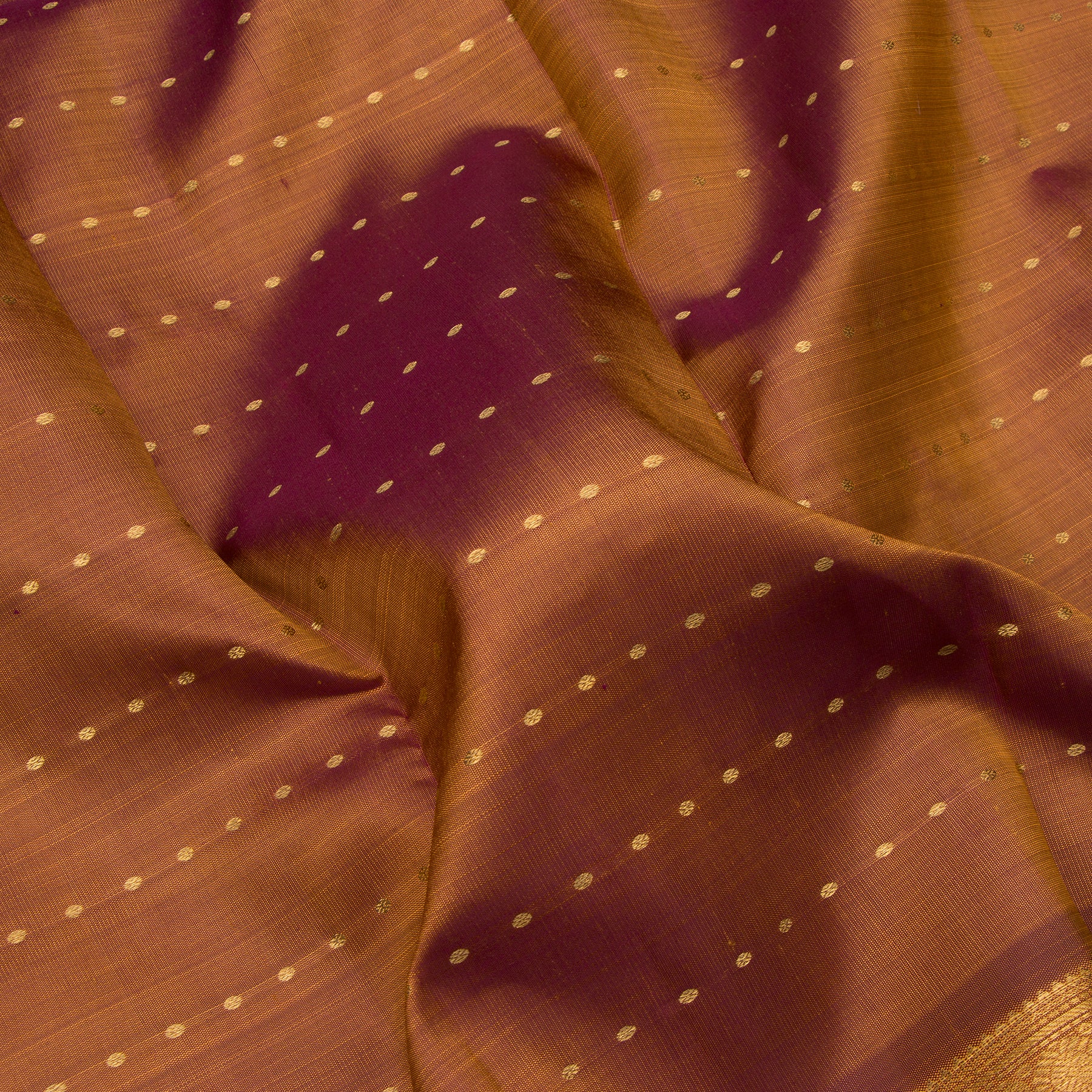 Kanakavalli Kanjivaram Silk Sari 24-595-HS001-01259 - Fabric View