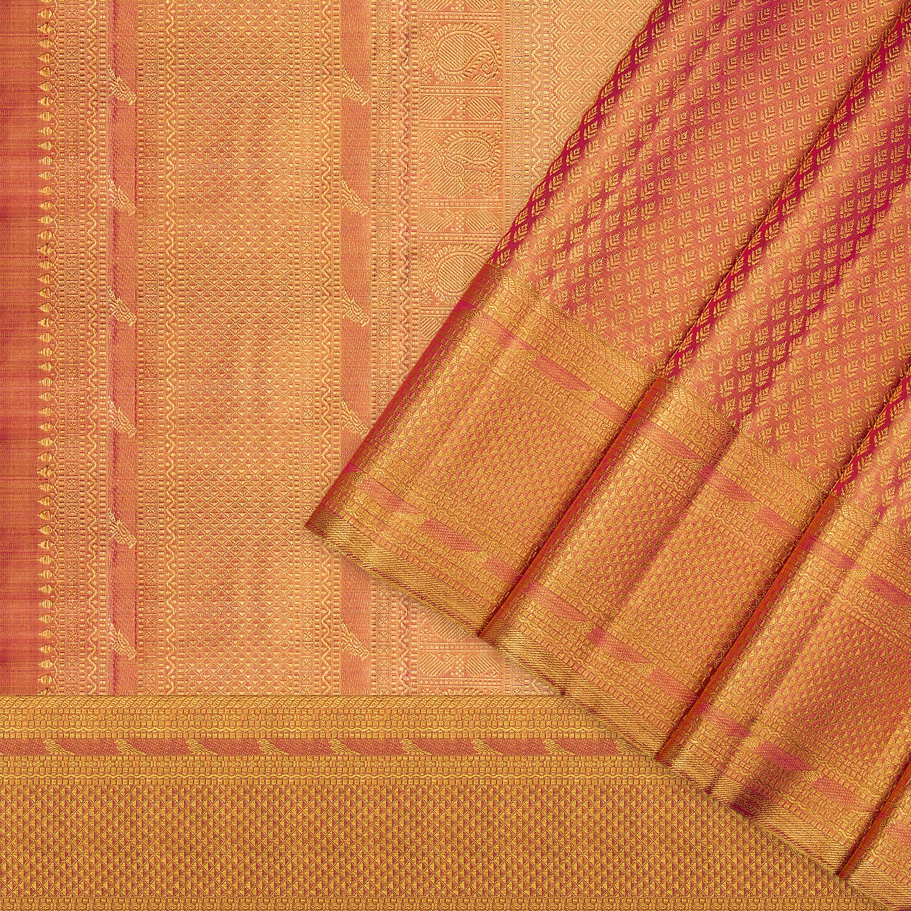 Kanakavalli Kanjivaram Silk Sari 24-595-HS001-01290 - Cover View