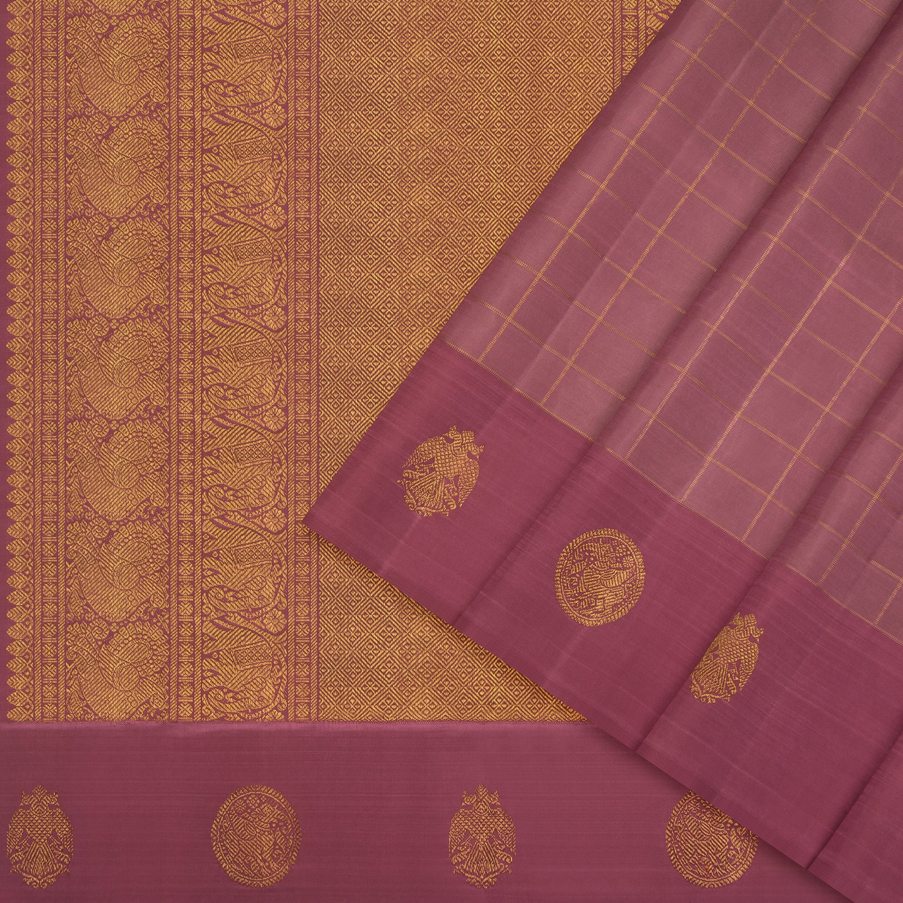 Kanakavalli Kanjivaram Silk Sari 24-595-HS001-01509 - Cover View