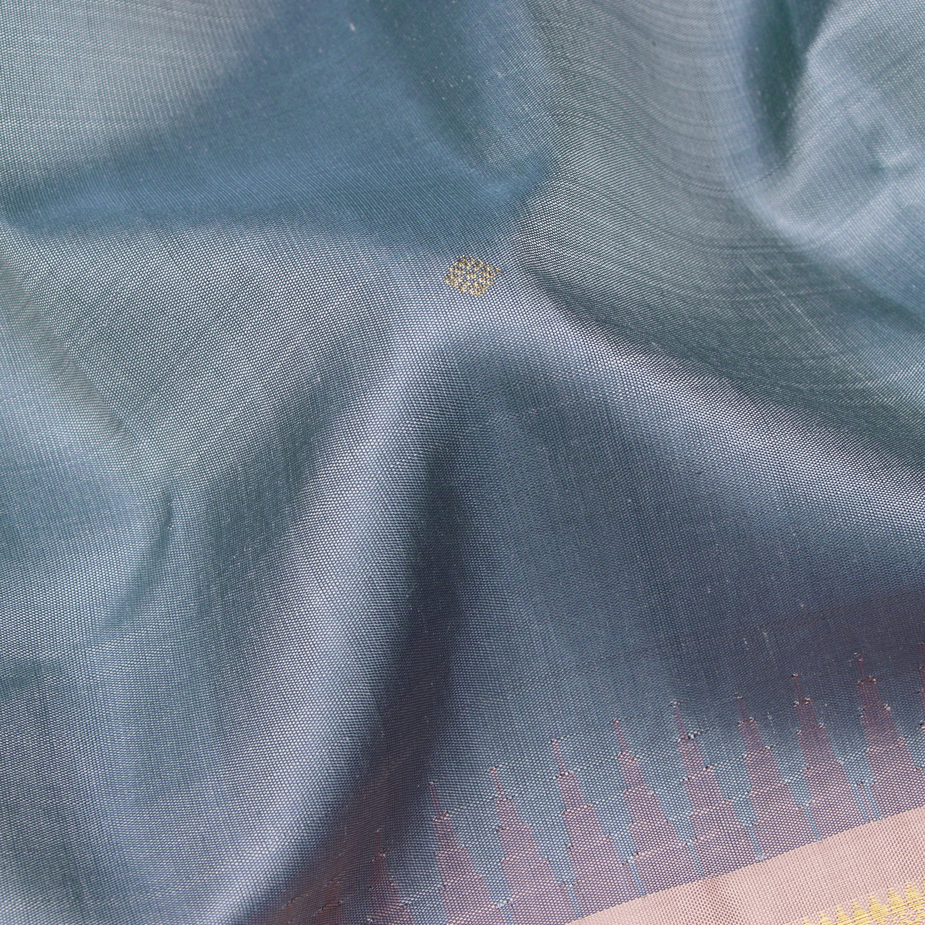 Kanakavalli Kanjivaram Silk Sari 24-595-HS001-01549 - Fabric View