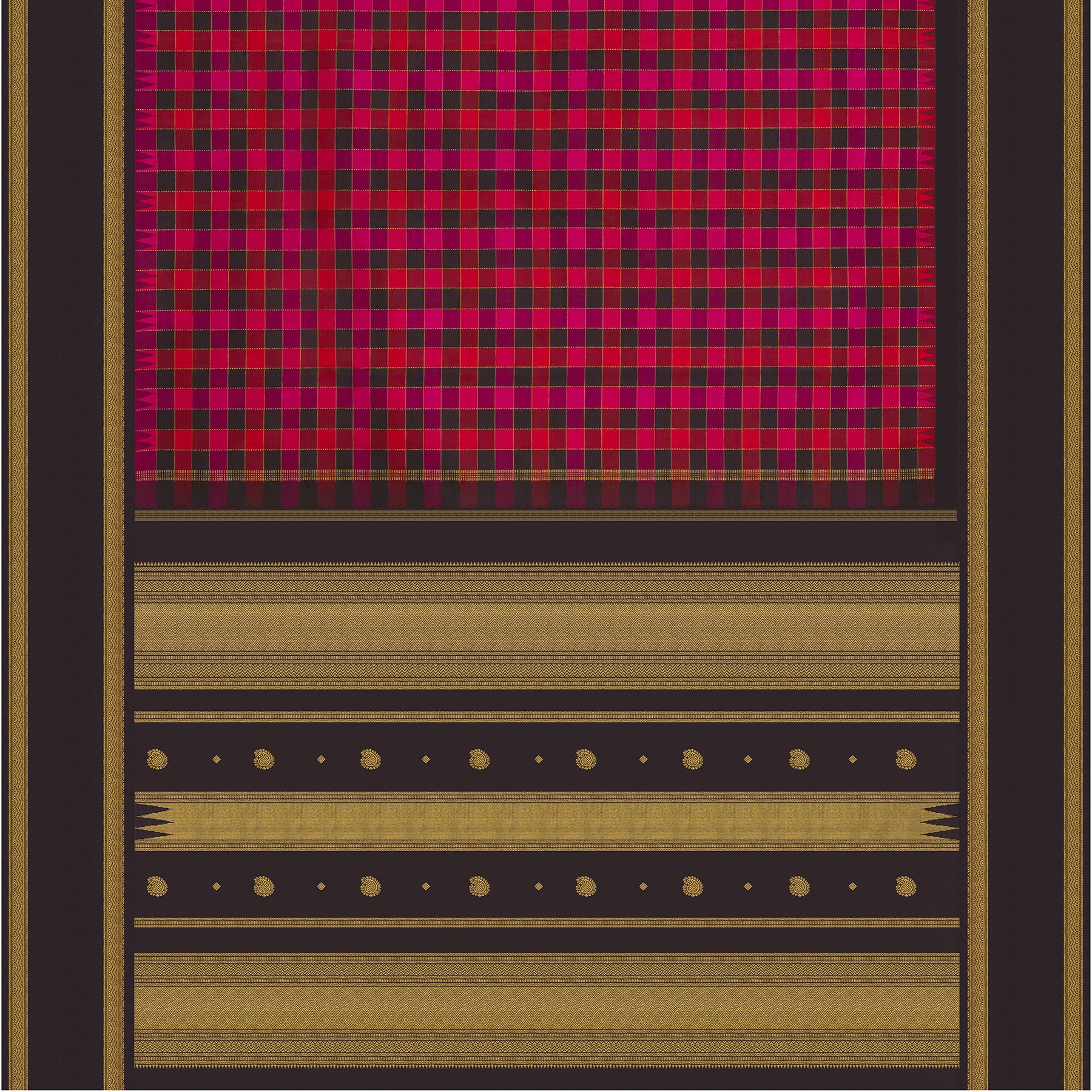 Kanakavalli Kanjivaram Silk Sari 24-595-HS001-01603 - Full View