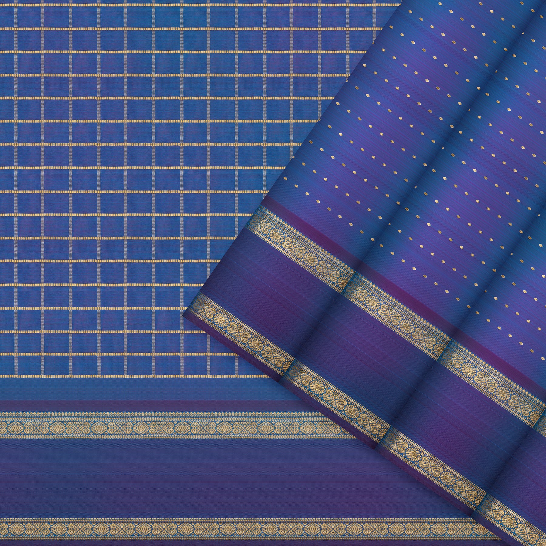 Kanakavalli Kanjivaram Silk Sari 24-595-HS001-01686 - Cover View