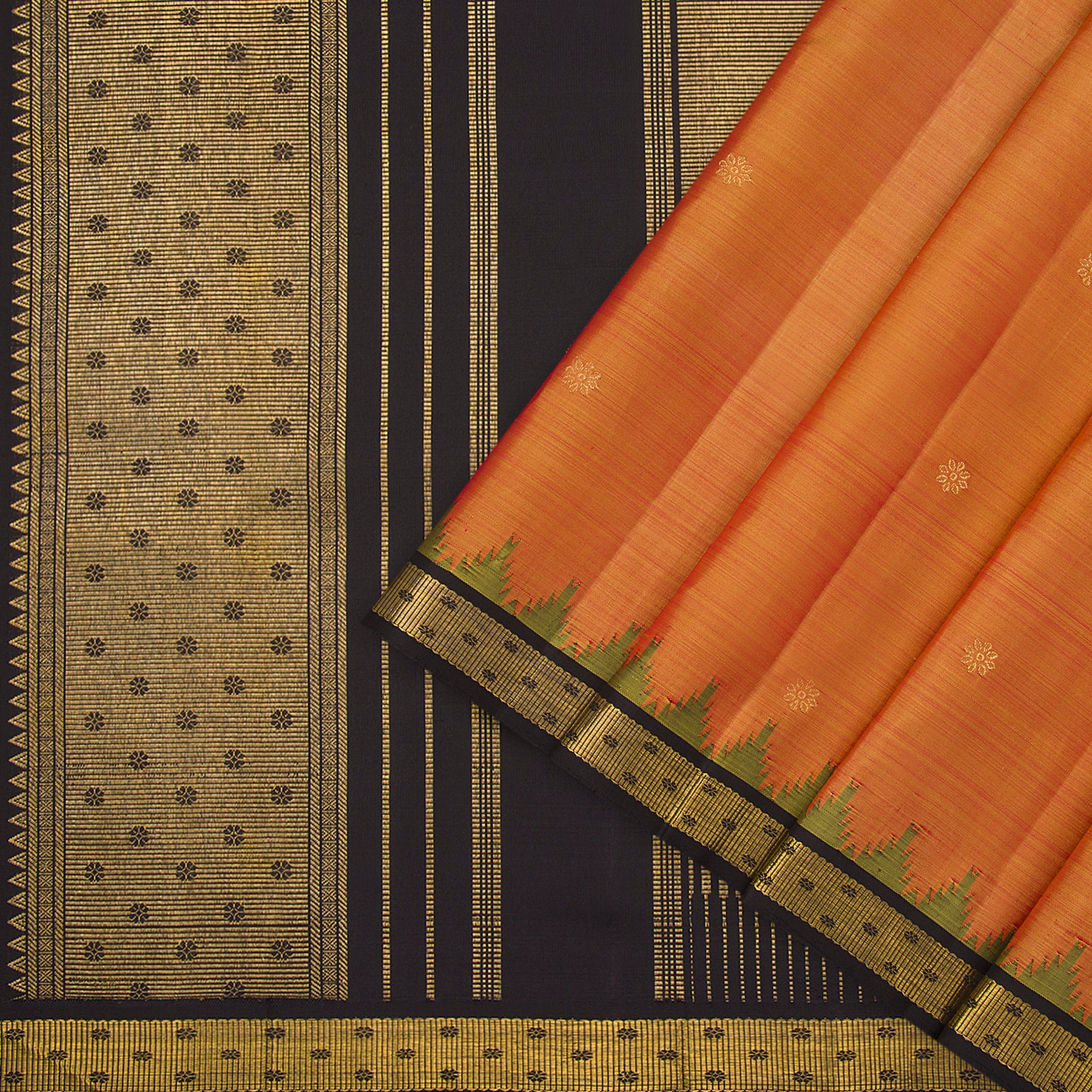 Kanakavalli Kanjivaram Silk Sari 24-595-HS001-01698 - Cover View