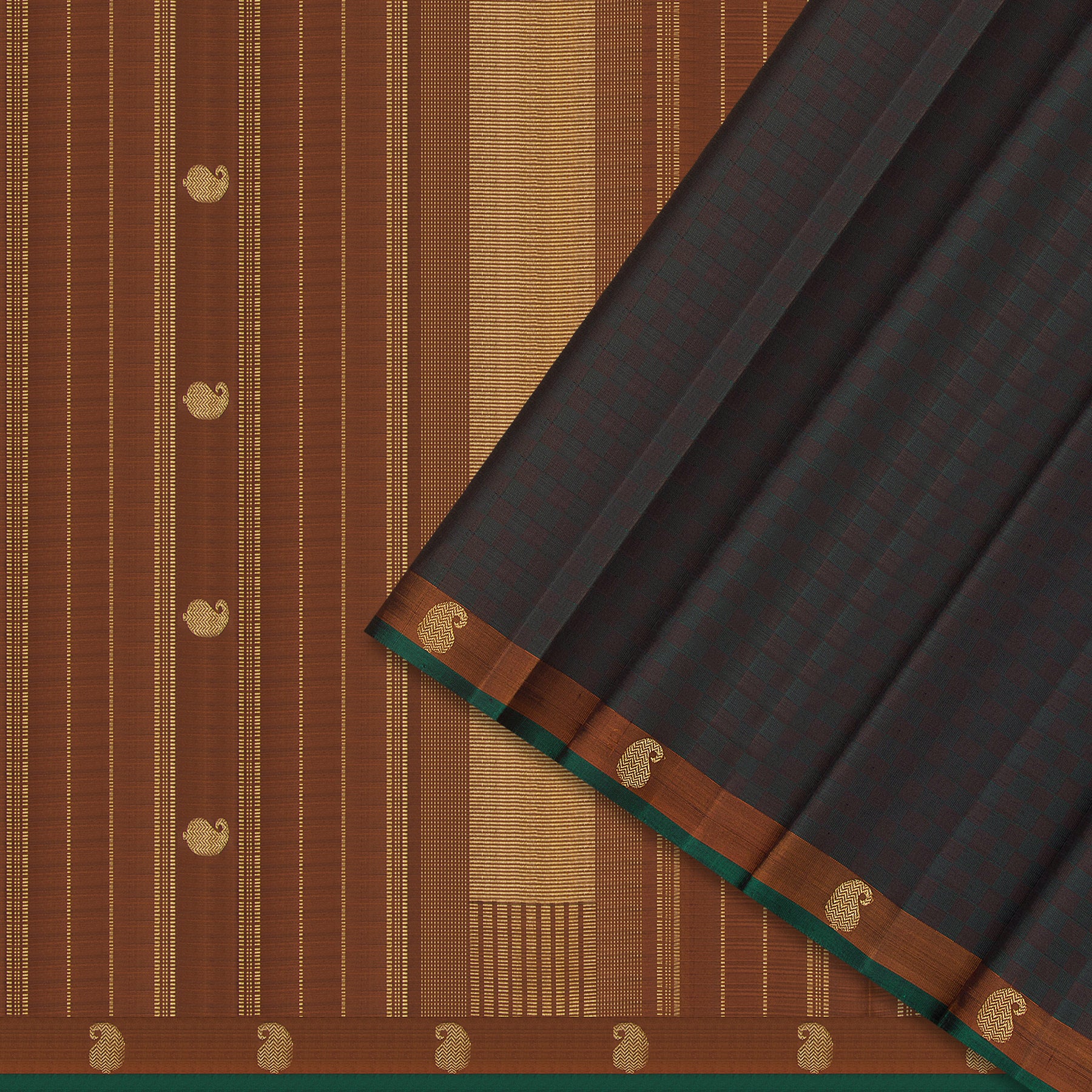 Kanakavalli Kanjivaram Silk Sari 24-595-HS001-01746 - Cover View