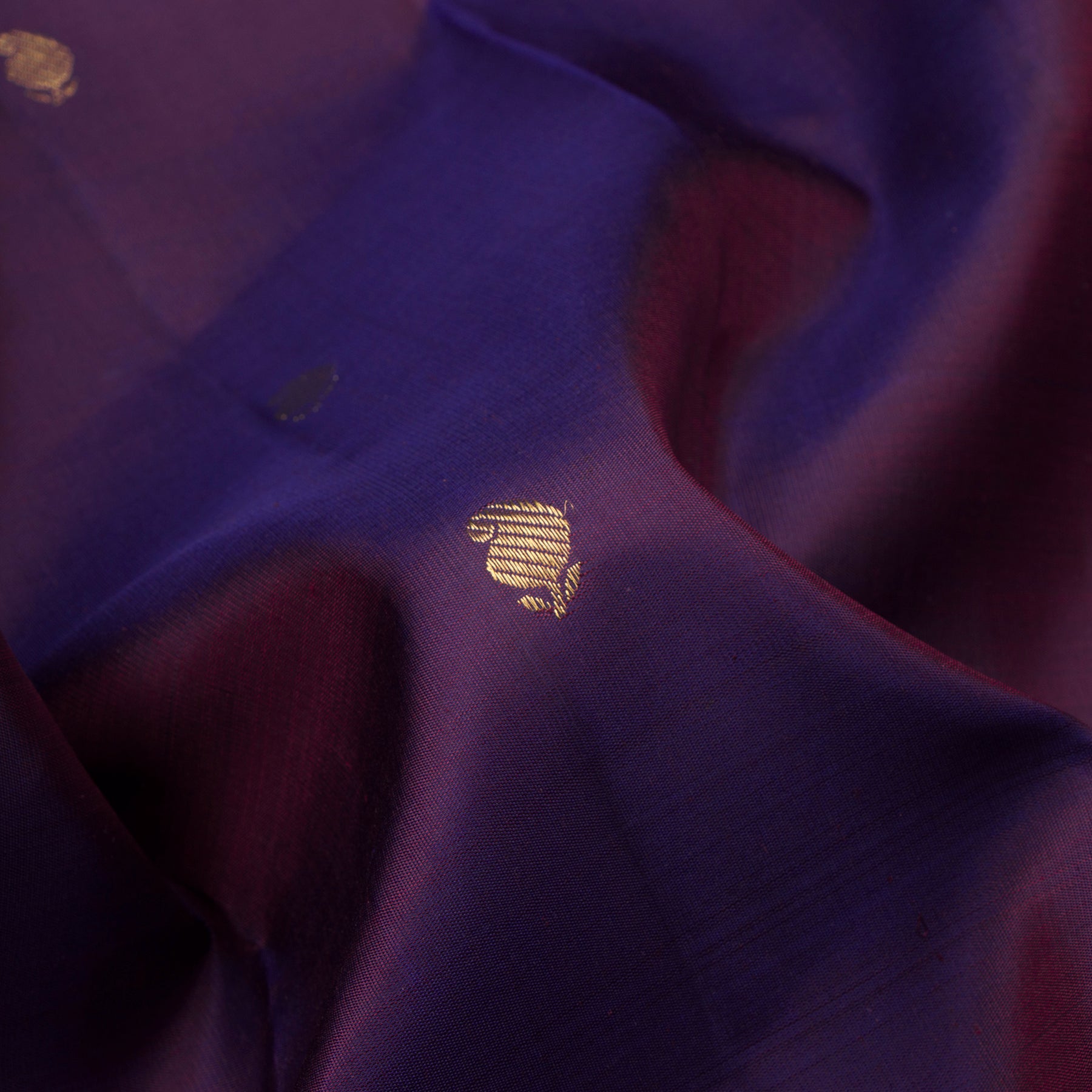 Kanakavalli Kanjivaram Silk Sari 24-595-HS001-03187 - Fabric View