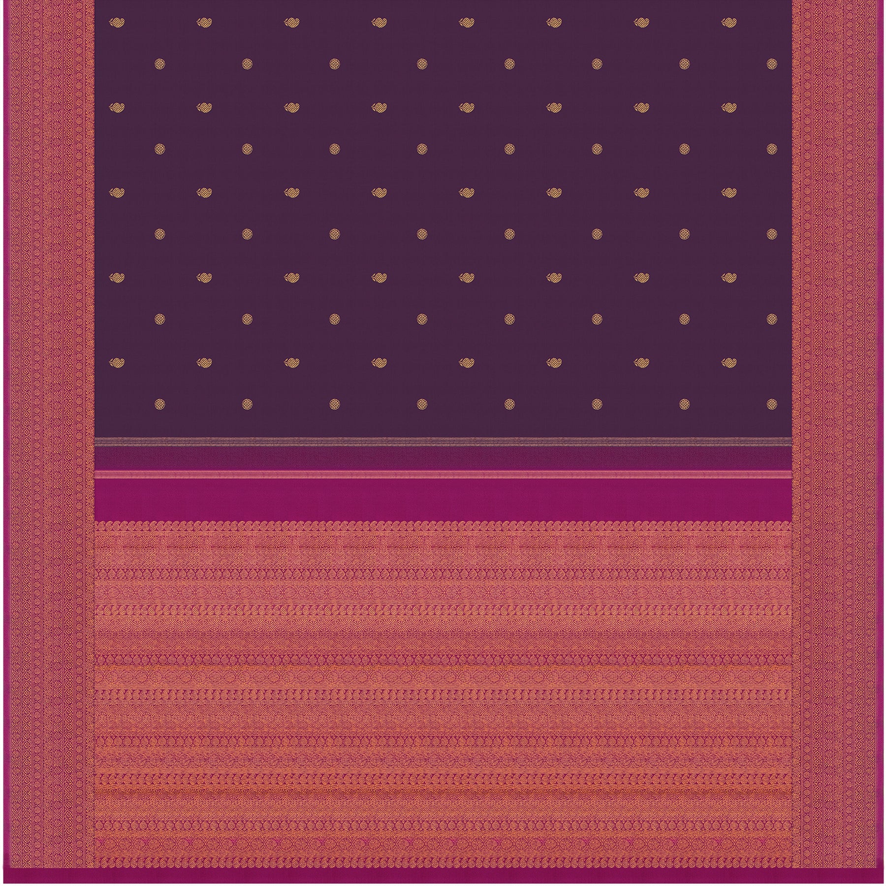 Kanakavalli Kanjivaram Silk Sari 24-595-HS001-03187 - Full View