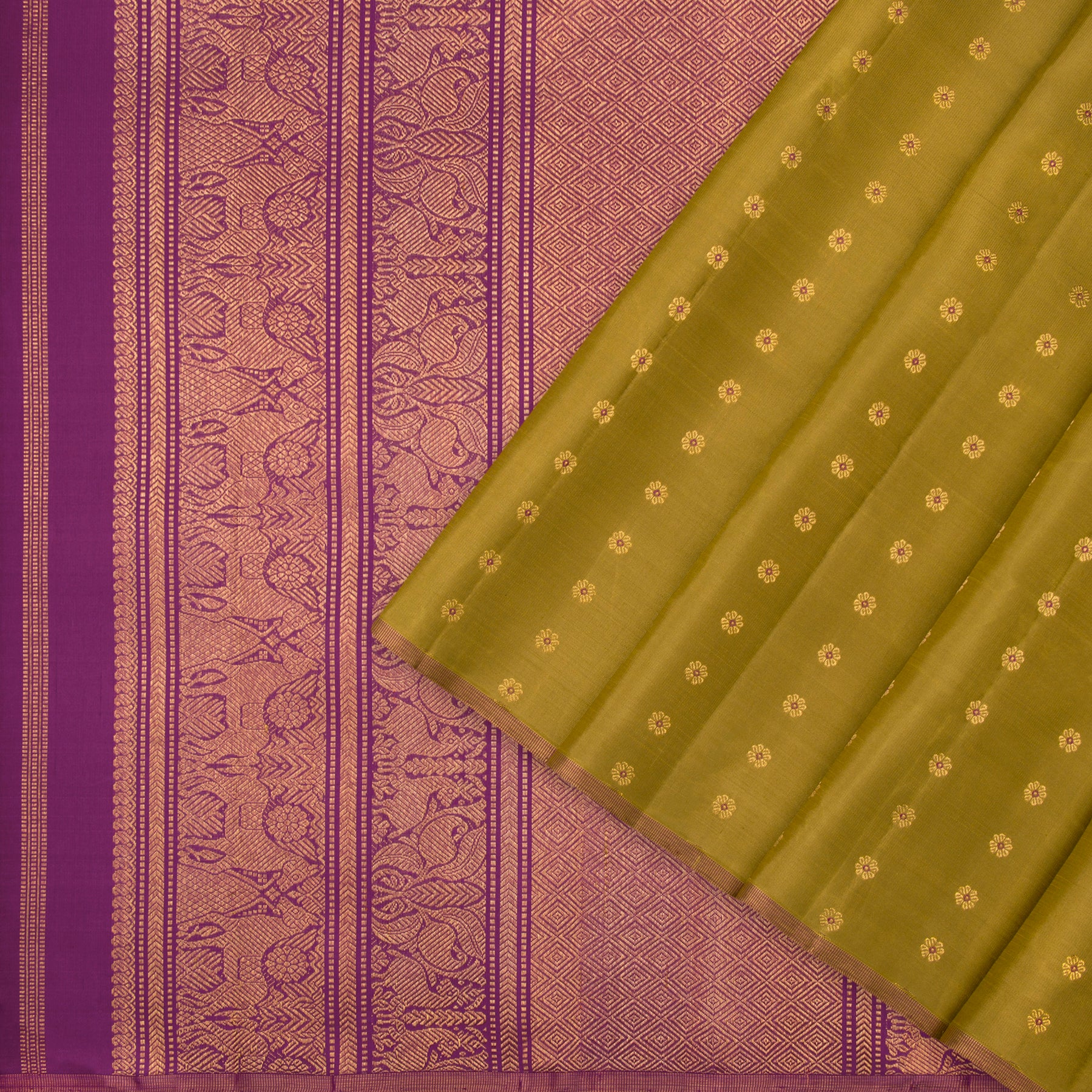 Kanakavalli Kanjivaram Silk Sari 24-595-HS001-03191 - Cover View