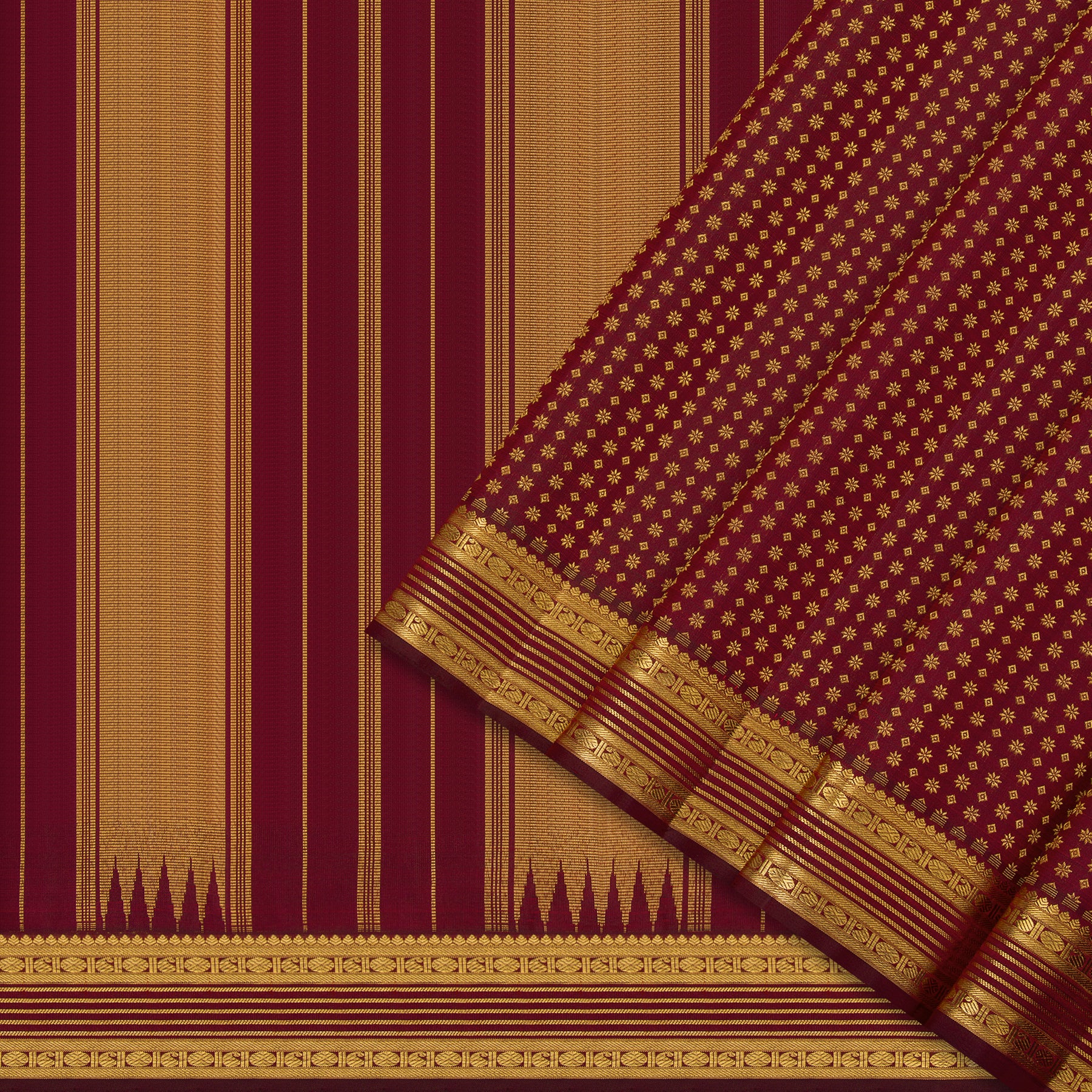 Kanakavalli Kanjivaram Silk Sari 24-595-HS001-03200 - Cover View