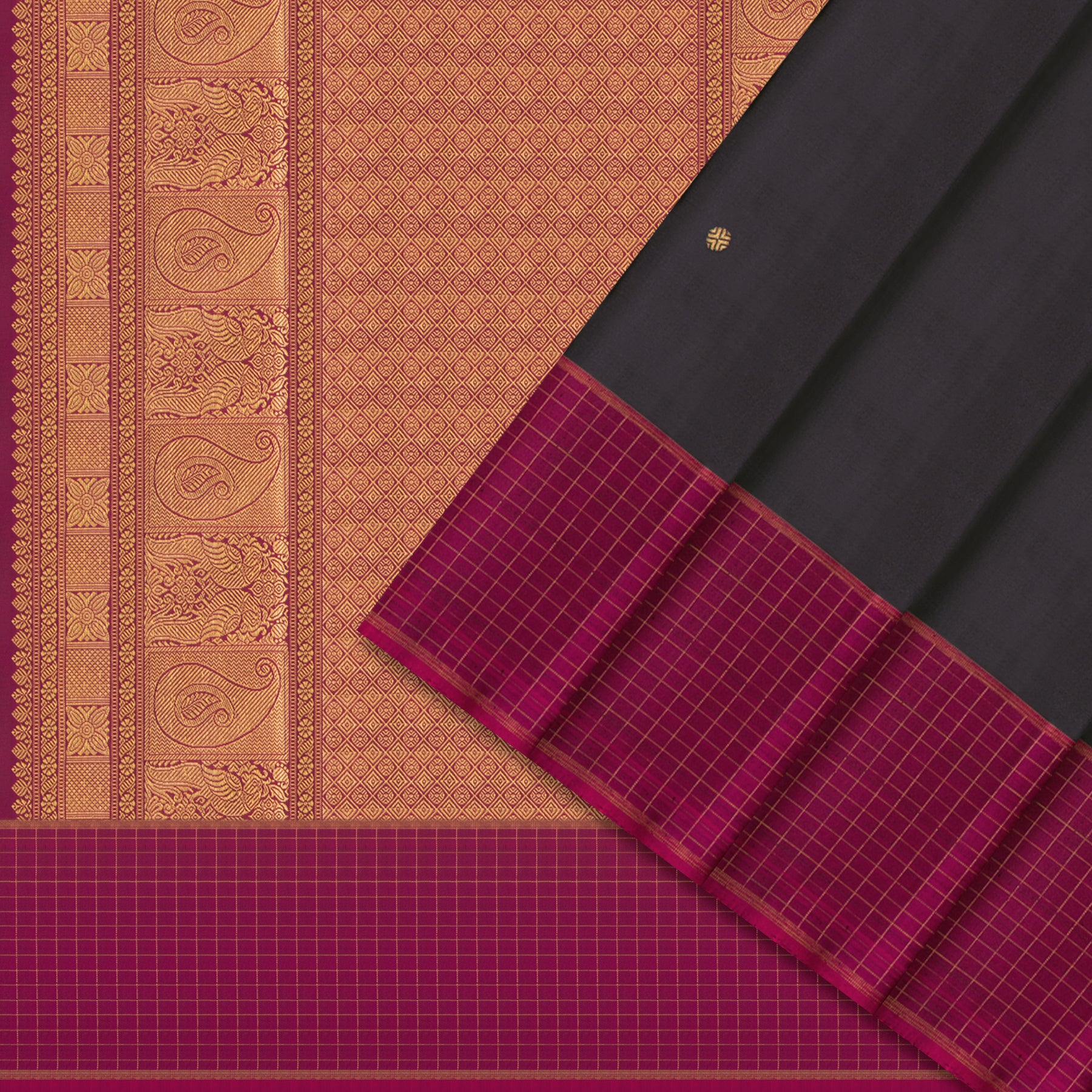 Kanakavalli Kanjivaram Silk Sari 24-595-HS001-03550 - Cover View