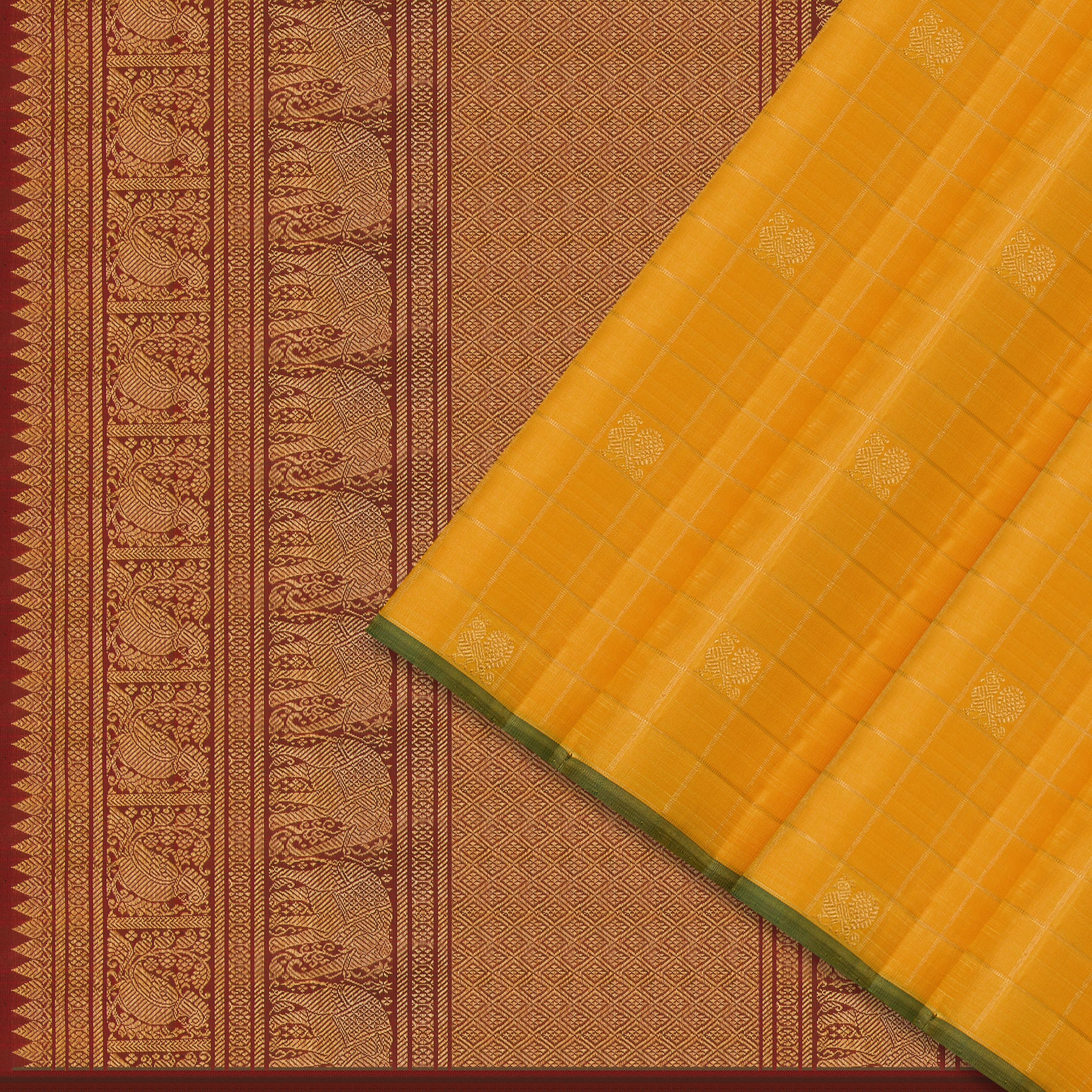 Kanakavalli Kanjivaram Silk Sari 24-595-HS001-03565 - Cover View